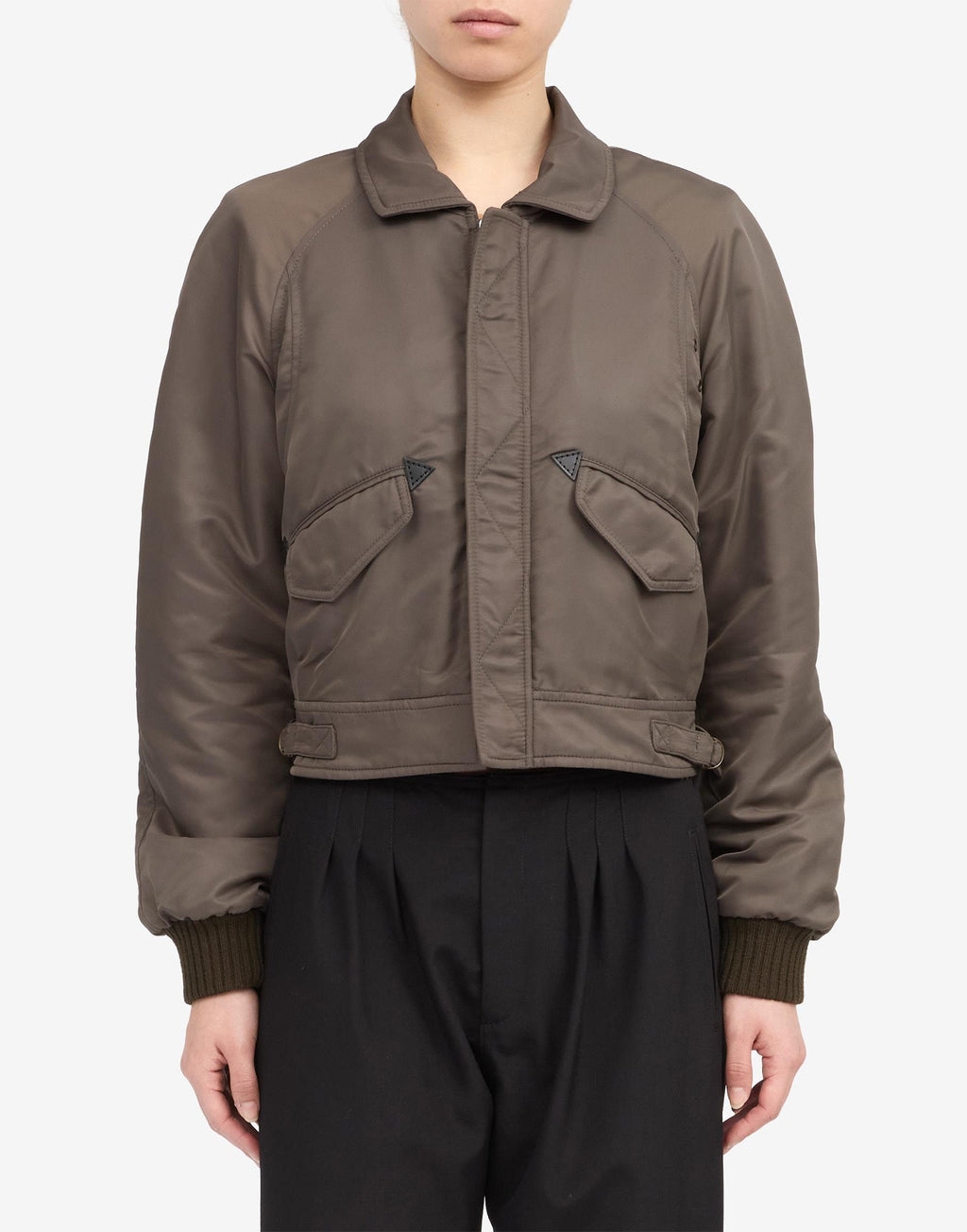 MM6 MAISON MARGIELA Giacca Imbottita in Nylon Gasolina Grey