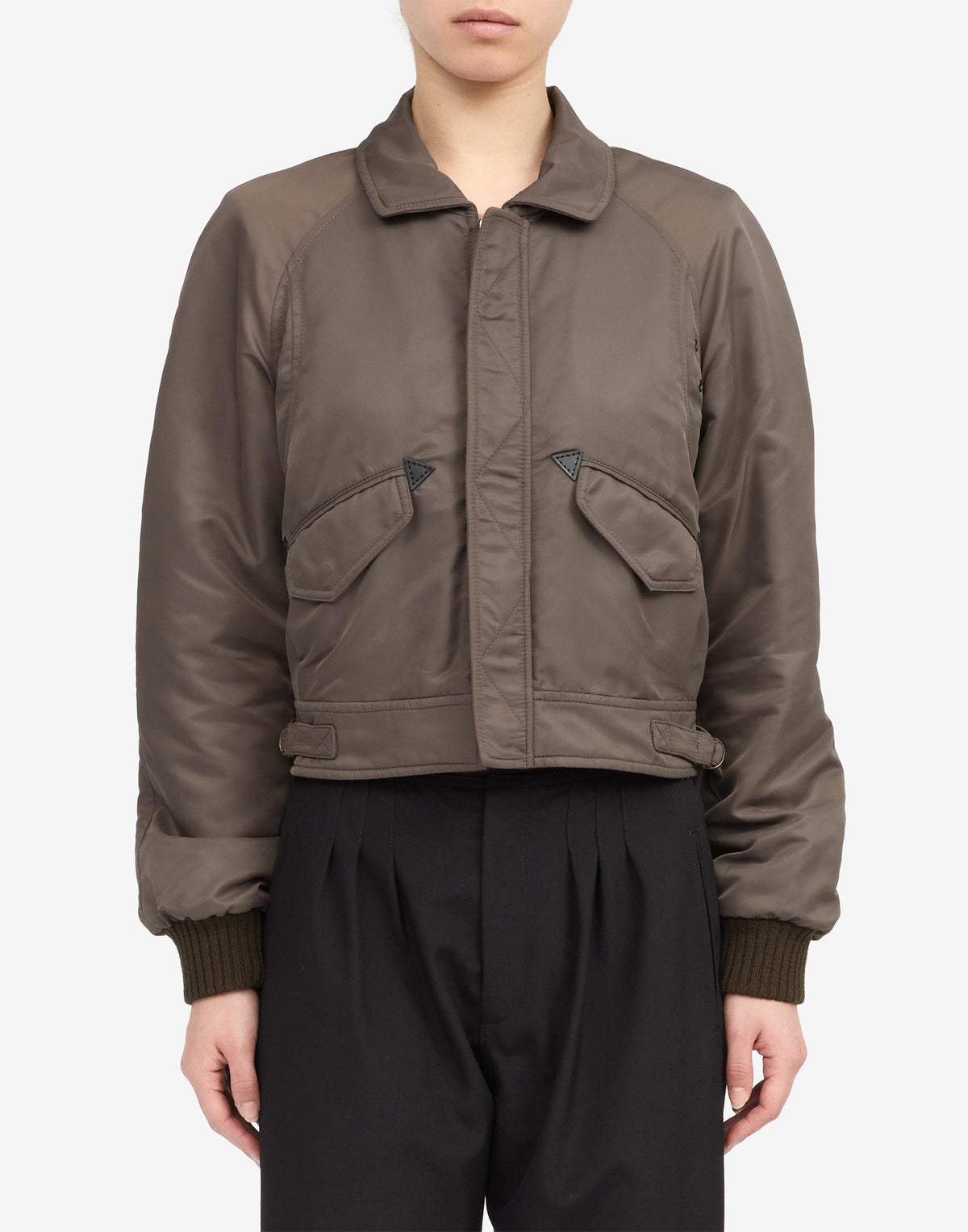MM6 MAISON MARGIELA Giacca Imbottita in Nylon Gasolina Grey