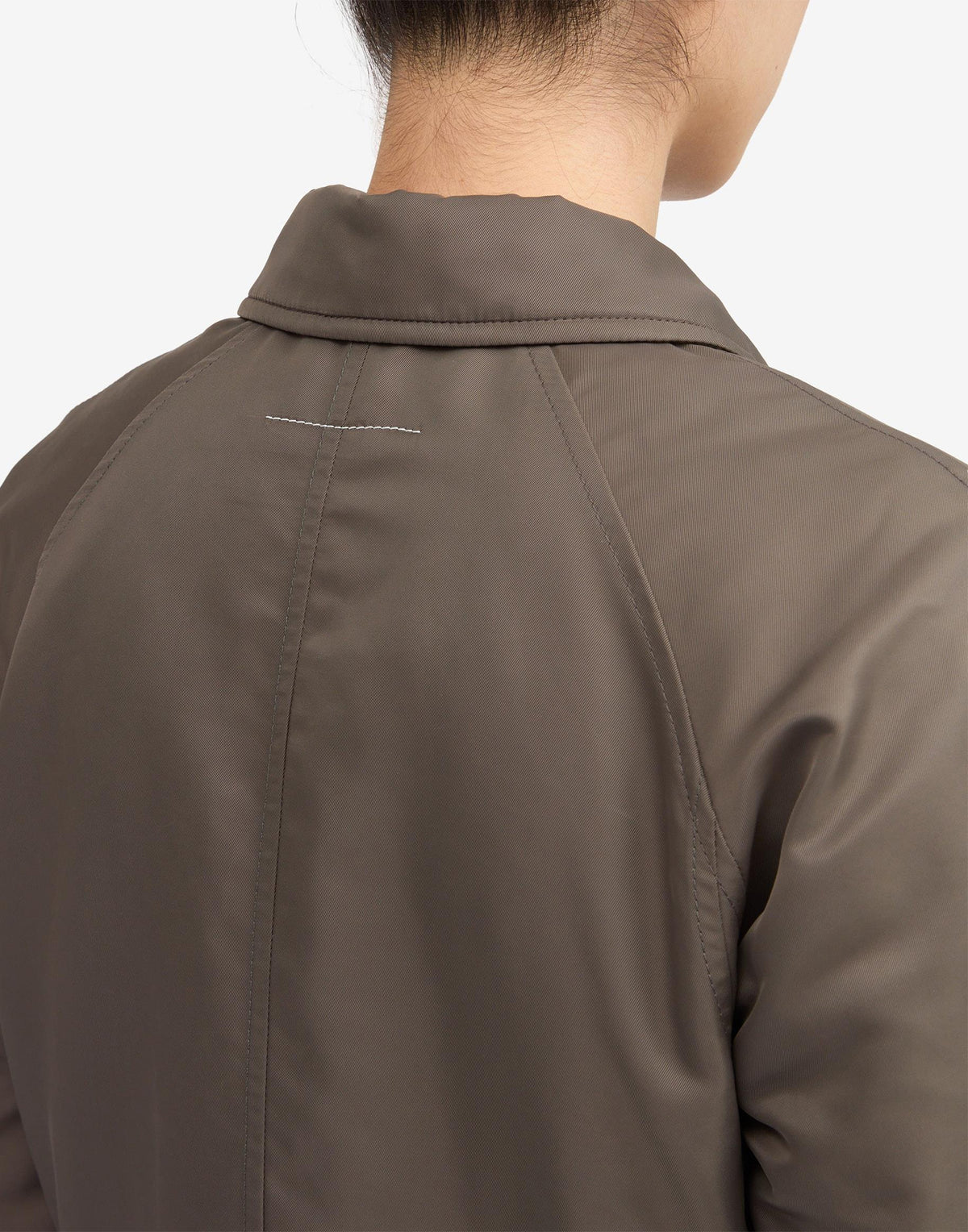MM6 MAISON MARGIELA Giacca Imbottita in Nylon Gasolina Grey
