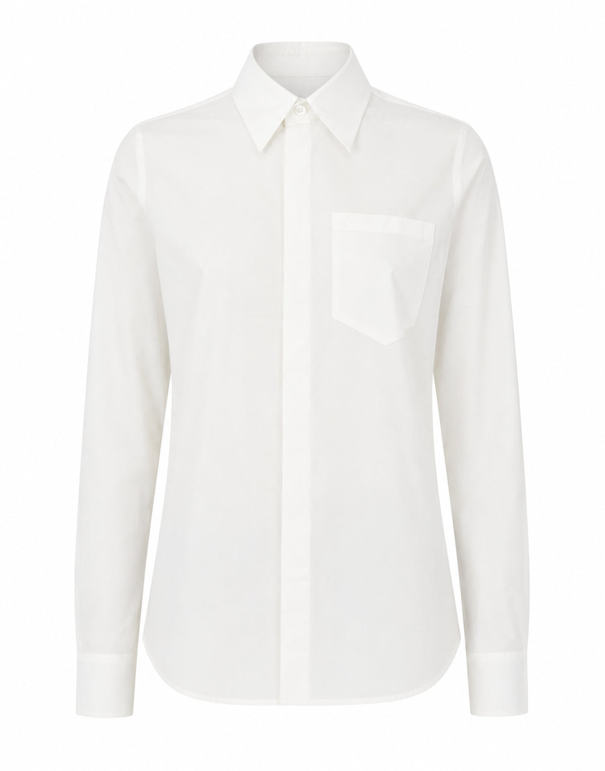 MM6 MAISON MARGIELA Camicia in Popeline con Tasca Off White
