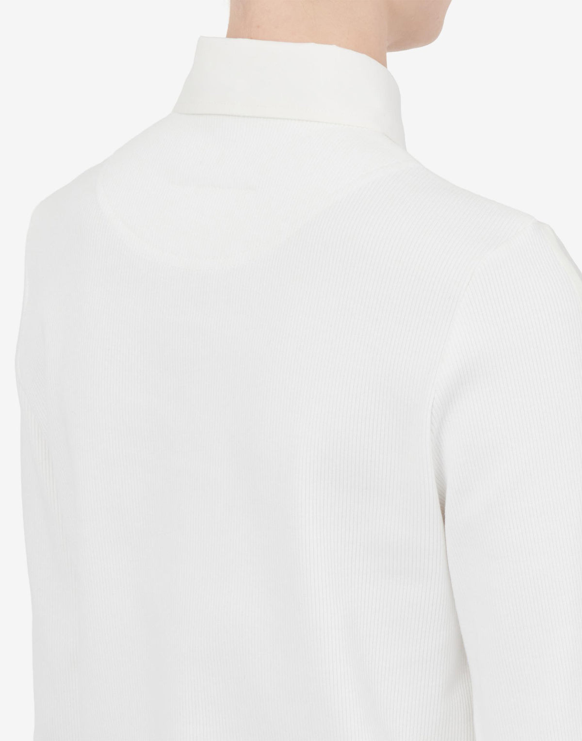 MM6 MAISON MARGIELA Camicia in Popeline con Tasca Off White