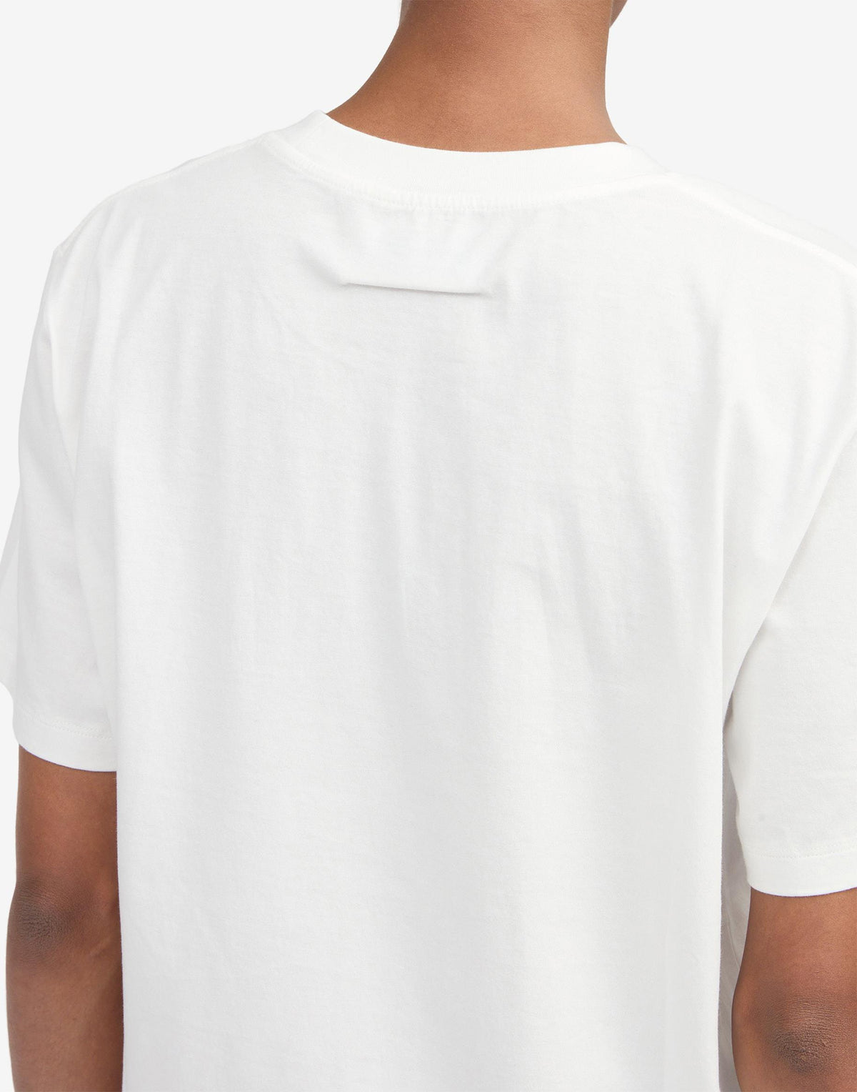 MM6 MAISON MARGIELA T-Shirt in Jersey di Cotone con Logo Off White