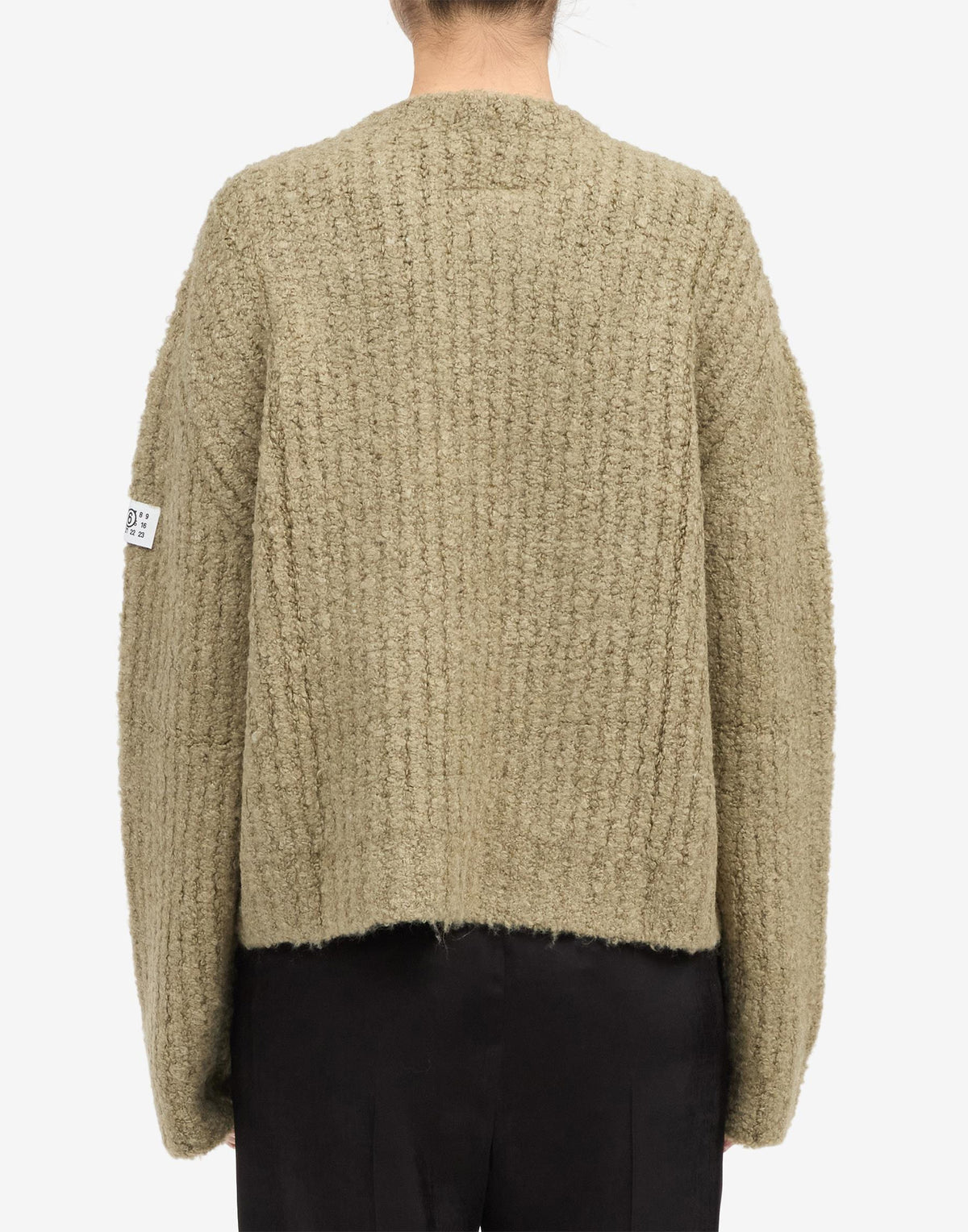 MM6 MAISON MARGIELA Maglione Girocollo Bouclé Verde