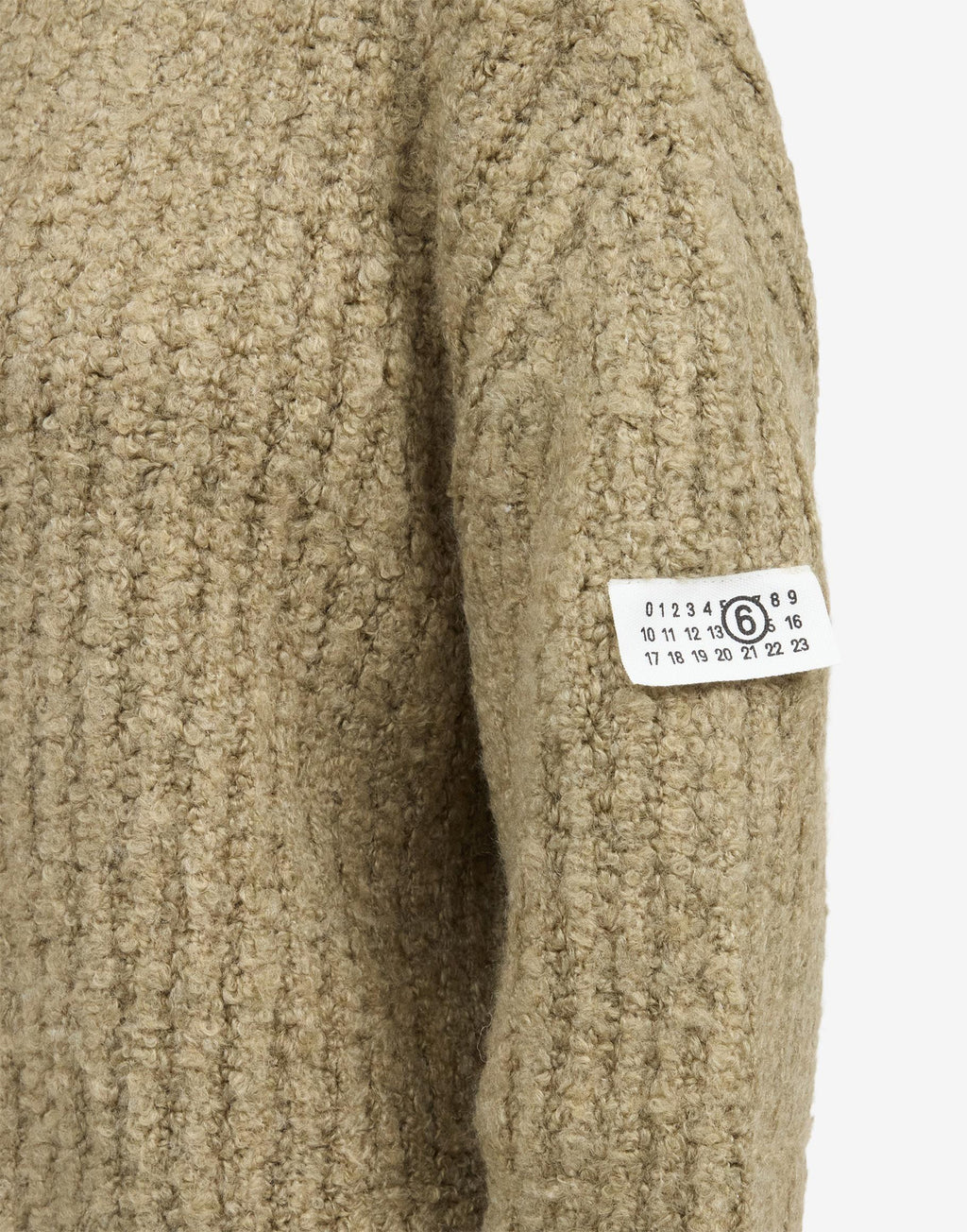 MM6 MAISON MARGIELA Maglione Girocollo Bouclé Verde