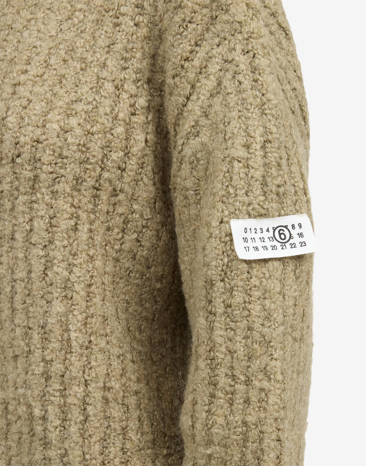 MM6 MAISON MARGIELA Maglione Girocollo Bouclé Verde