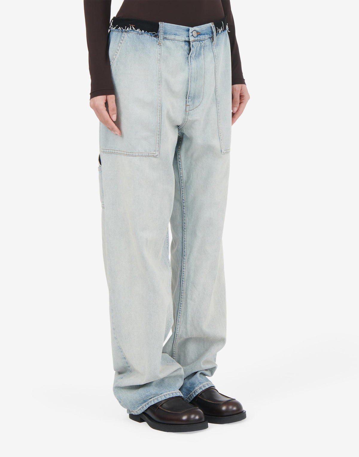 Jean Carpenter en jean bleu MM6 MAISON MARGIELA