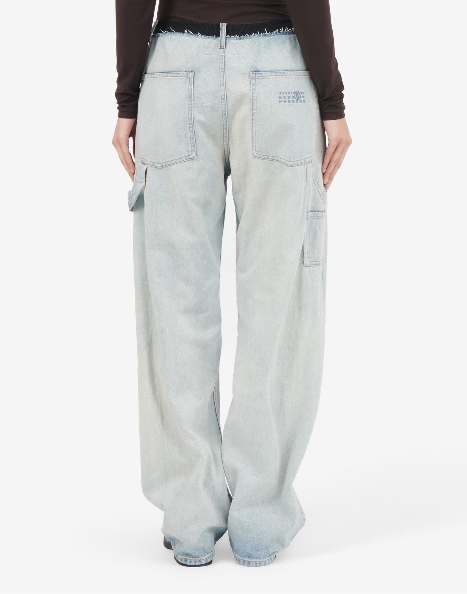 MM6 MAISON MARGIELA Jeans Carpenter in Denim Blu