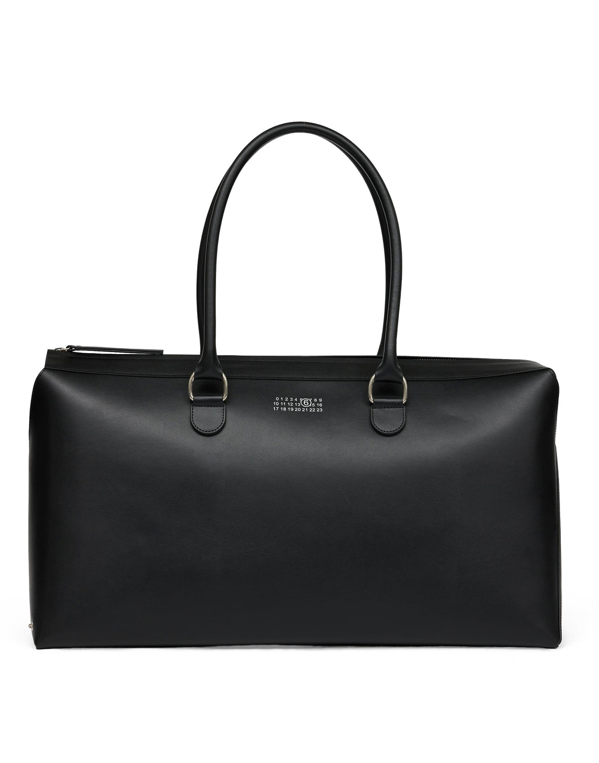 MM6 MAISON MARGIELA Borsa Weekender in Pelle Nera
