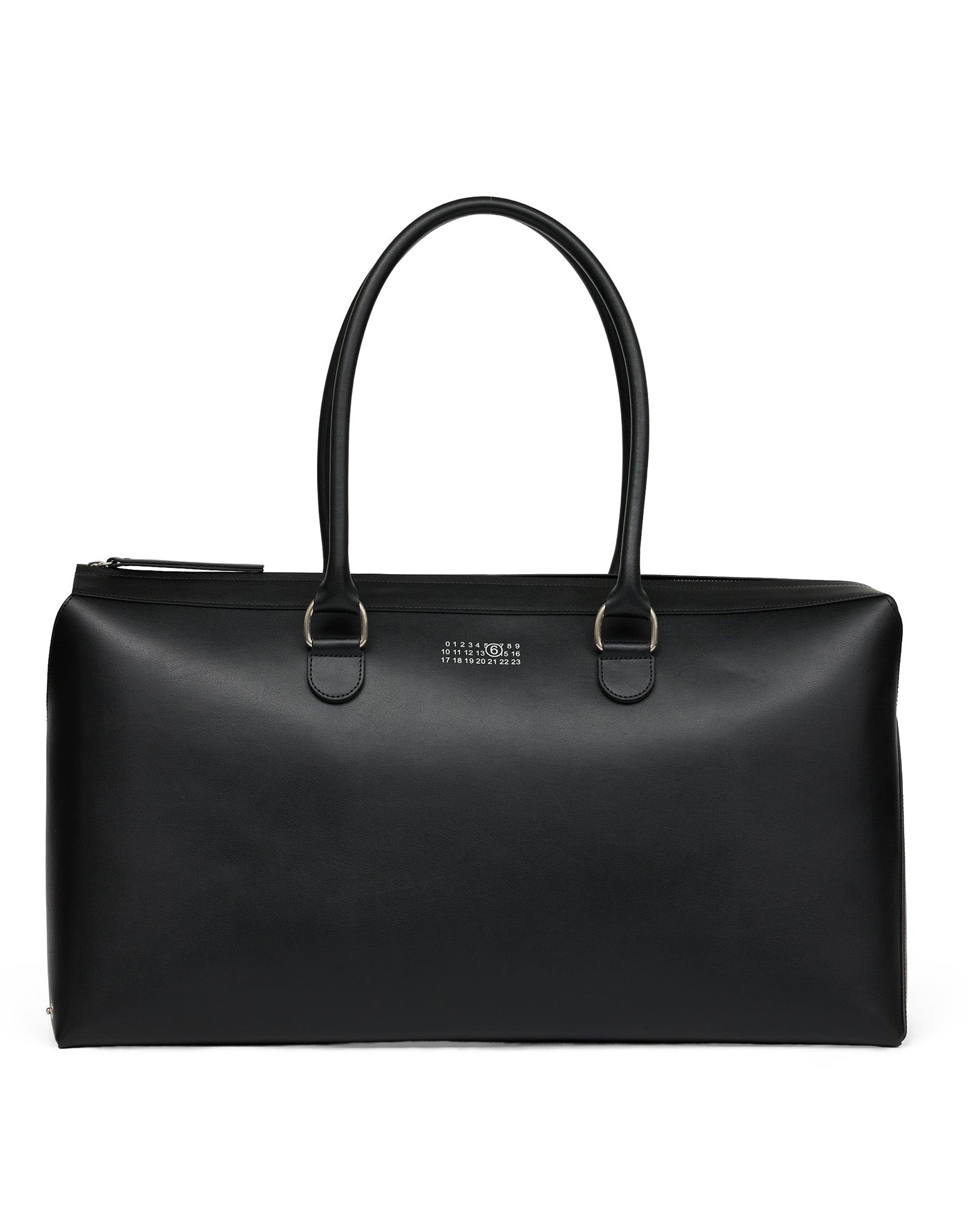 MM6 MAISON MARGIELA Borsa Weekender in Pelle Nera