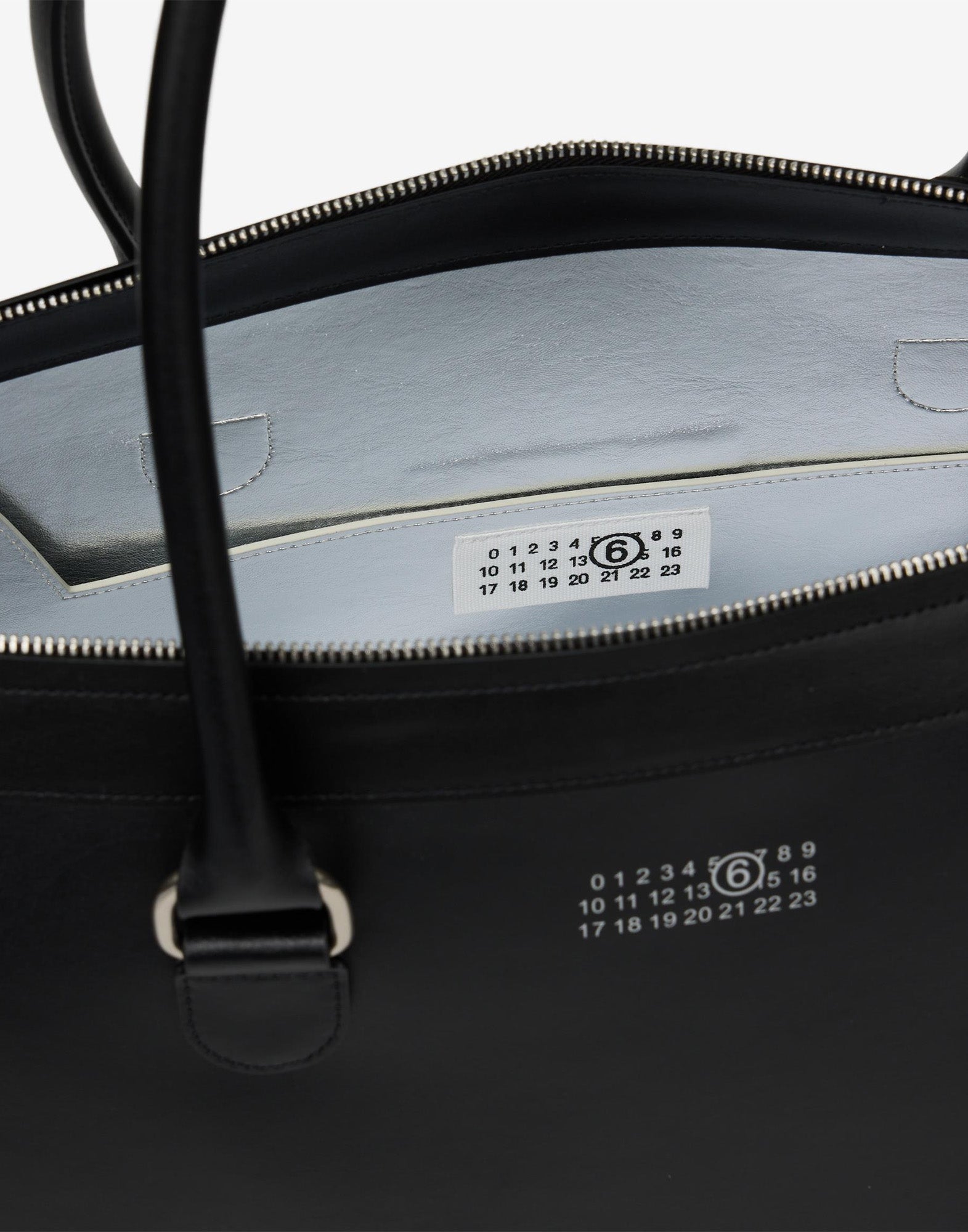 MM6 MAISON MARGIELA Borsa Weekender in Pelle Nera