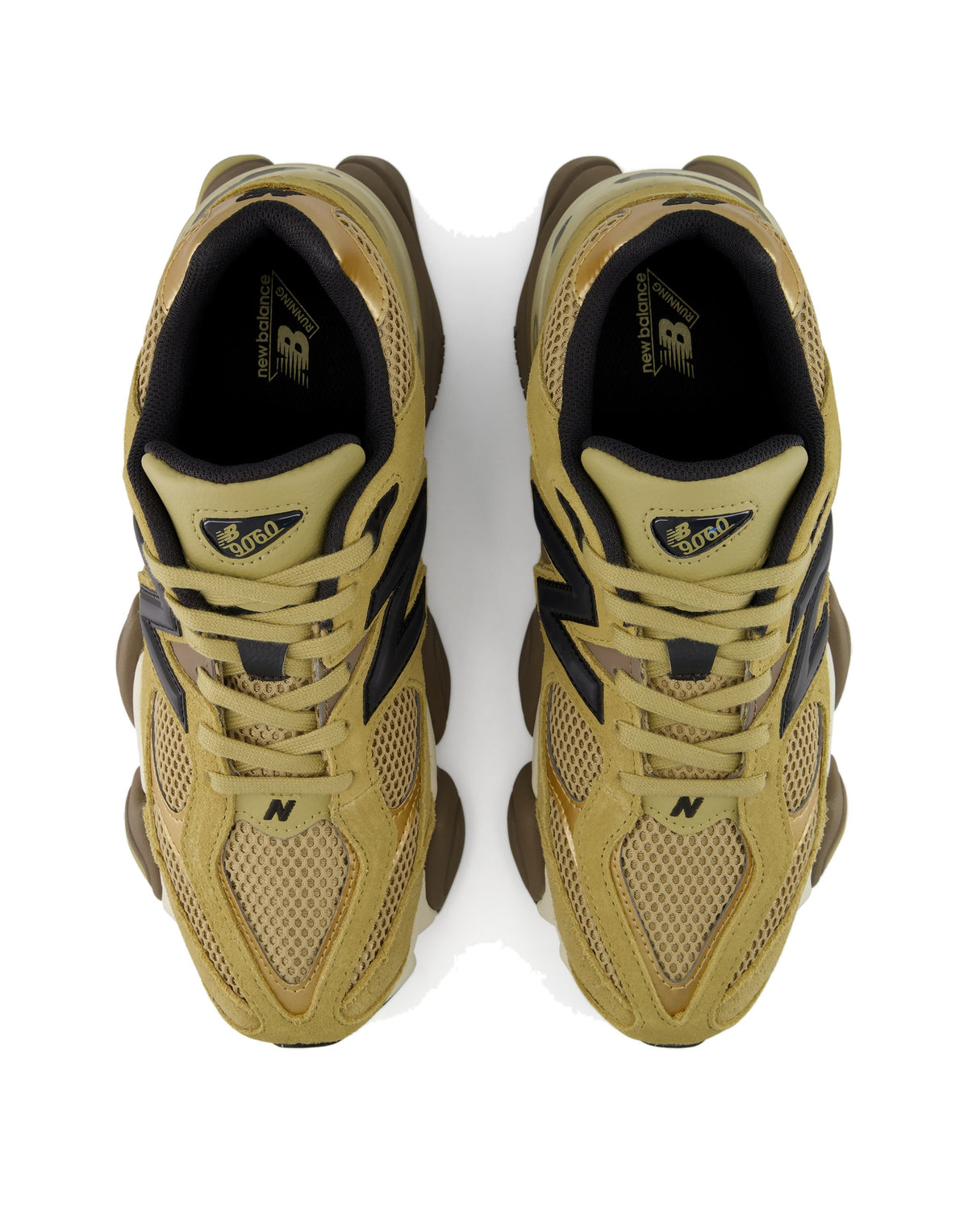NEW BALANCE Sneakers 9060 Senape e Verde Oliva