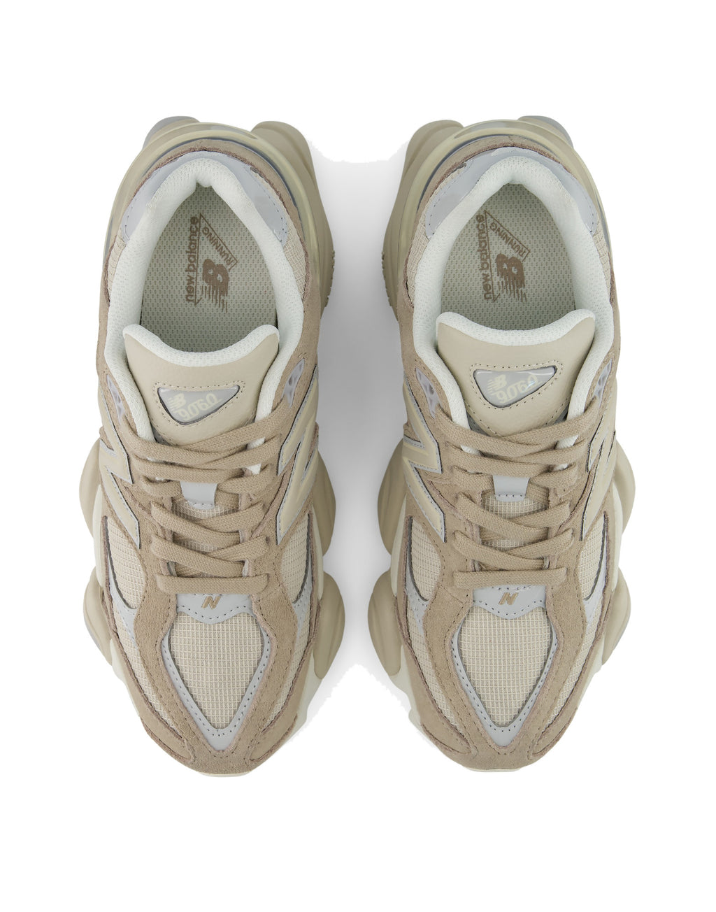 NEW BALANCE Sneakers 9060 Beige e Verde Oliva