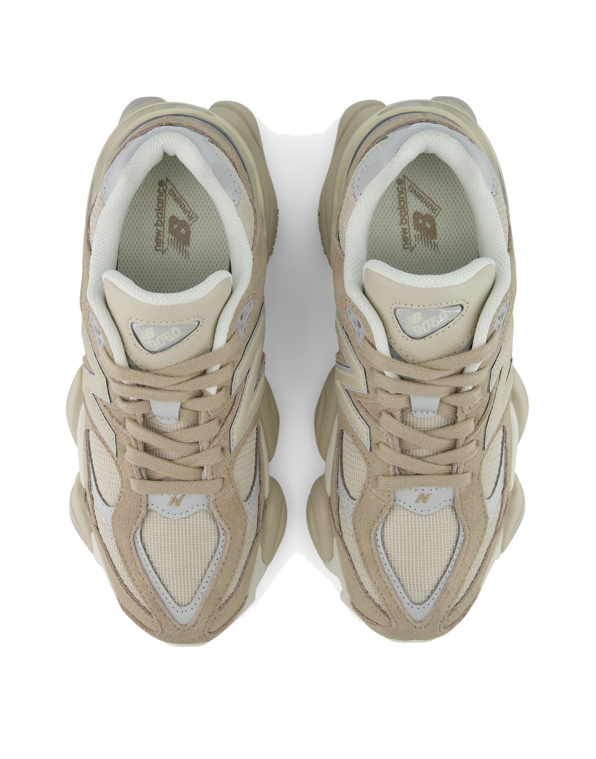 NEW BALANCE Sneakers 9060 Beige e Verde Oliva