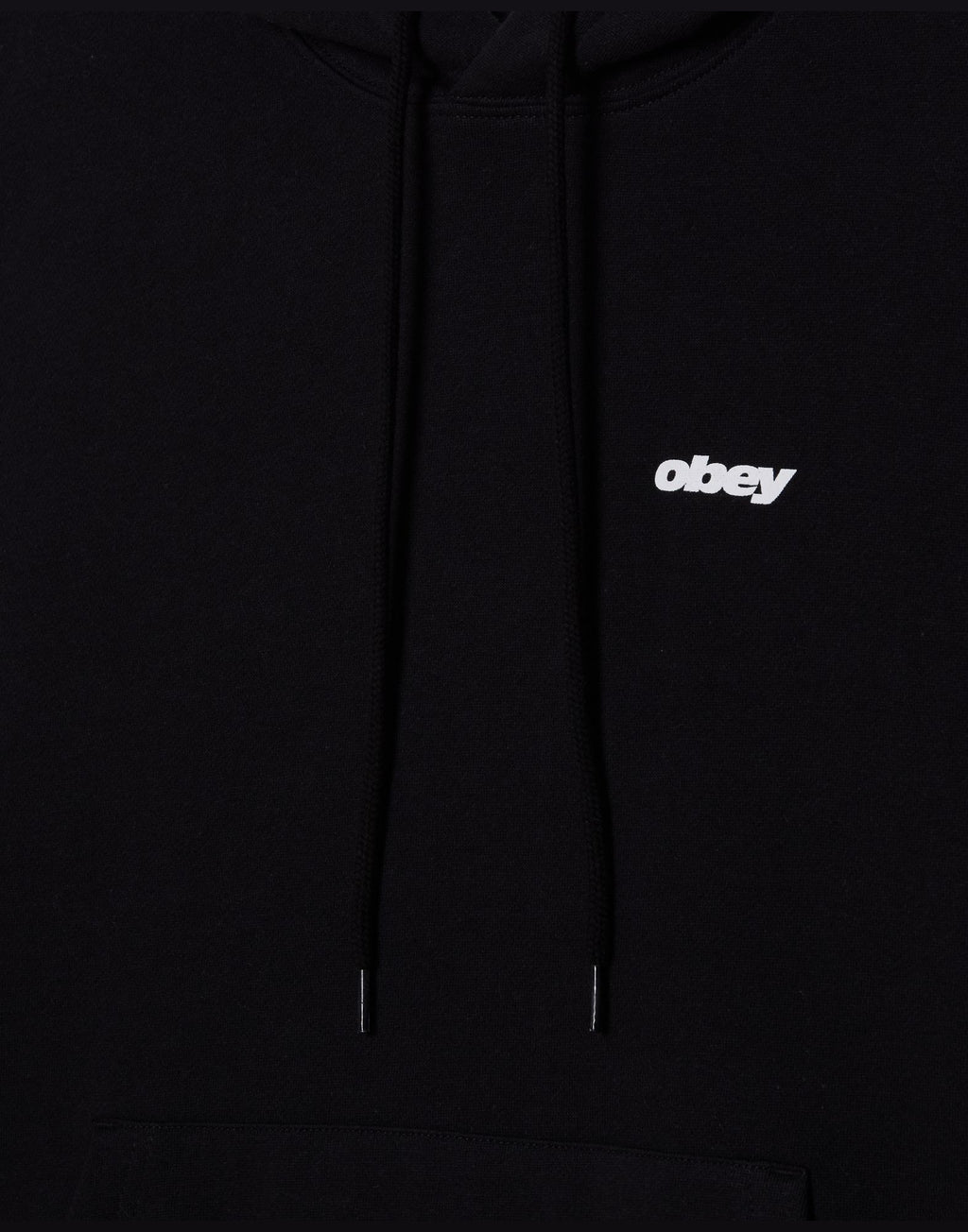 OBEY Felpa League con Cappuccio Nero
