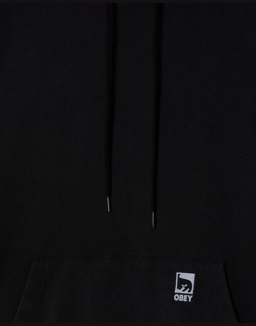 OBEY Felpa Post con Cappuccio Dusty Black Limo