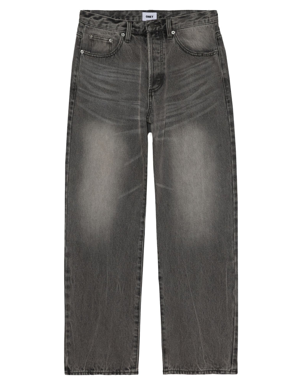 OBEY Jeans Boxcar Cinque Tasche Archive Grey