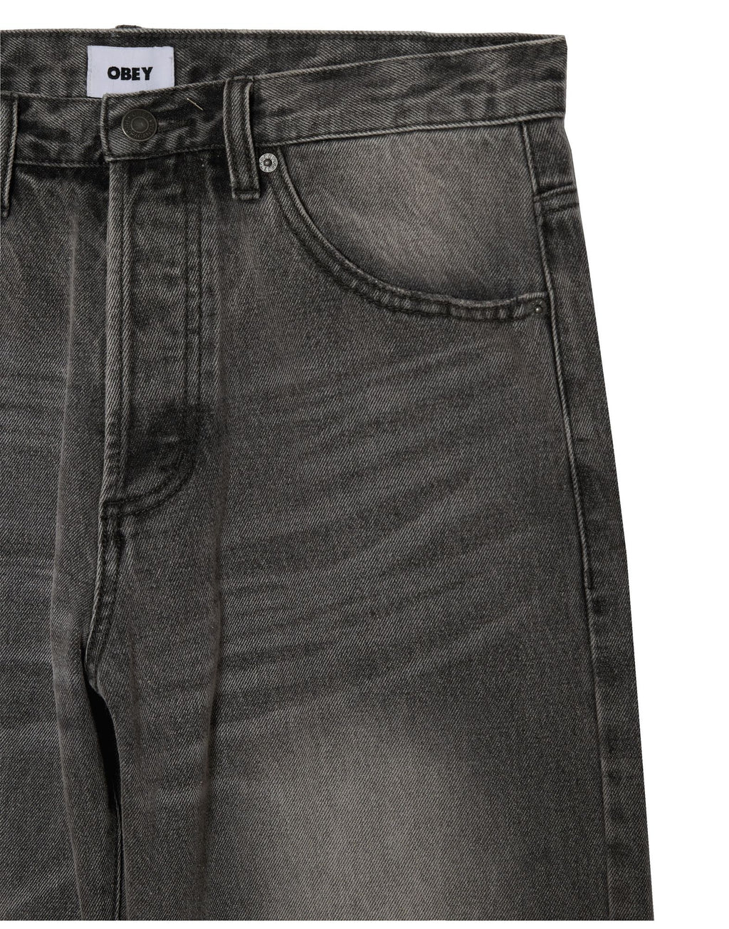 OBEY Jeans Boxcar Cinque Tasche Archive Grey