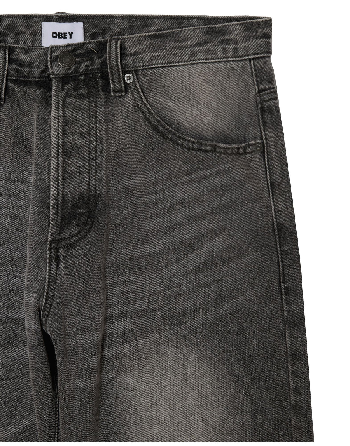 OBEY Jeans Boxcar Cinque Tasche Archive Grey
