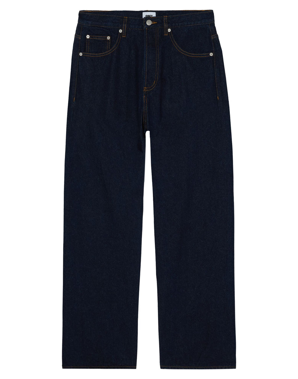 OBEY Jeans Boxcar Cinque Tasche Rinse Indigo