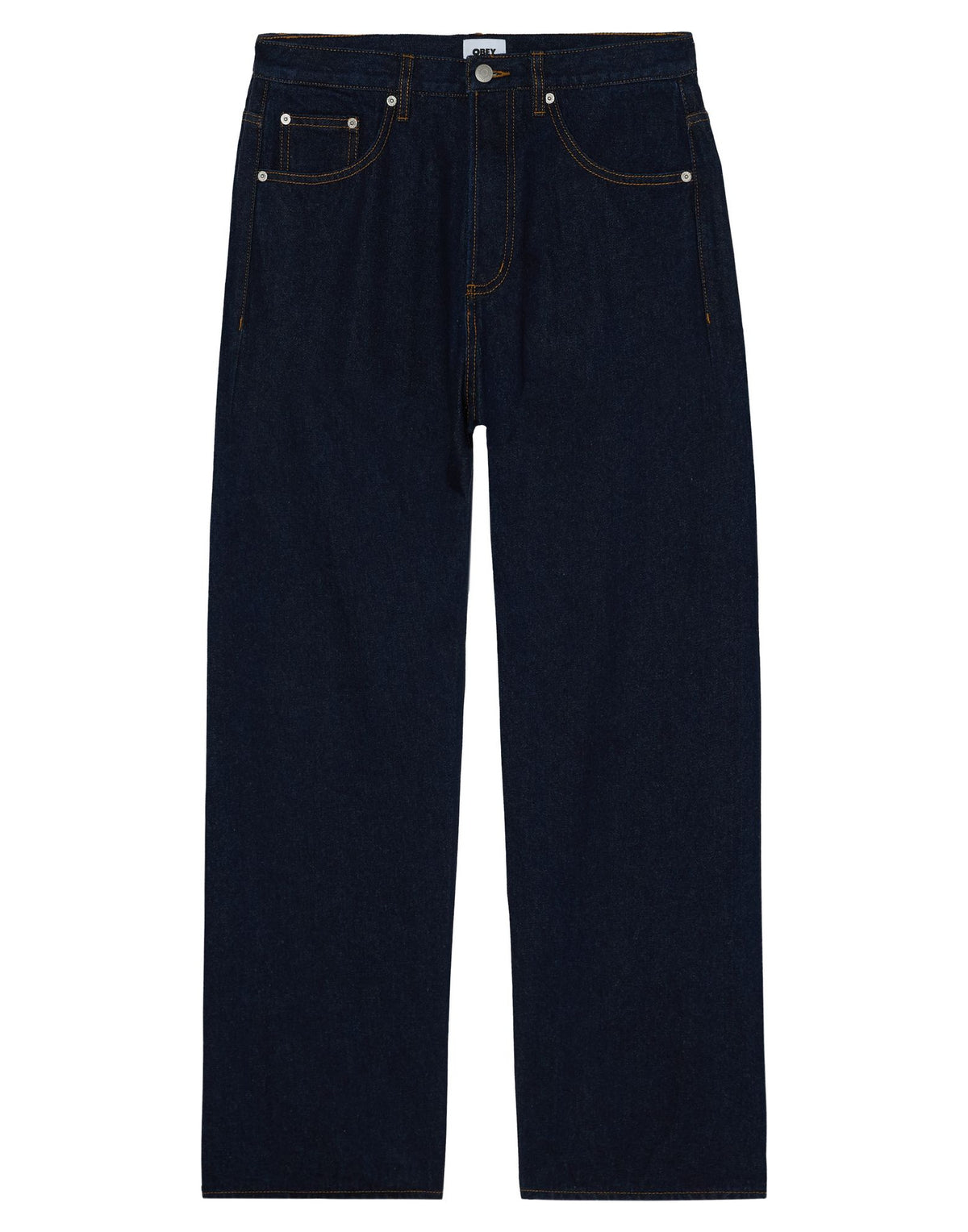OBEY Jeans Boxcar Cinque Tasche Rinse Indigo