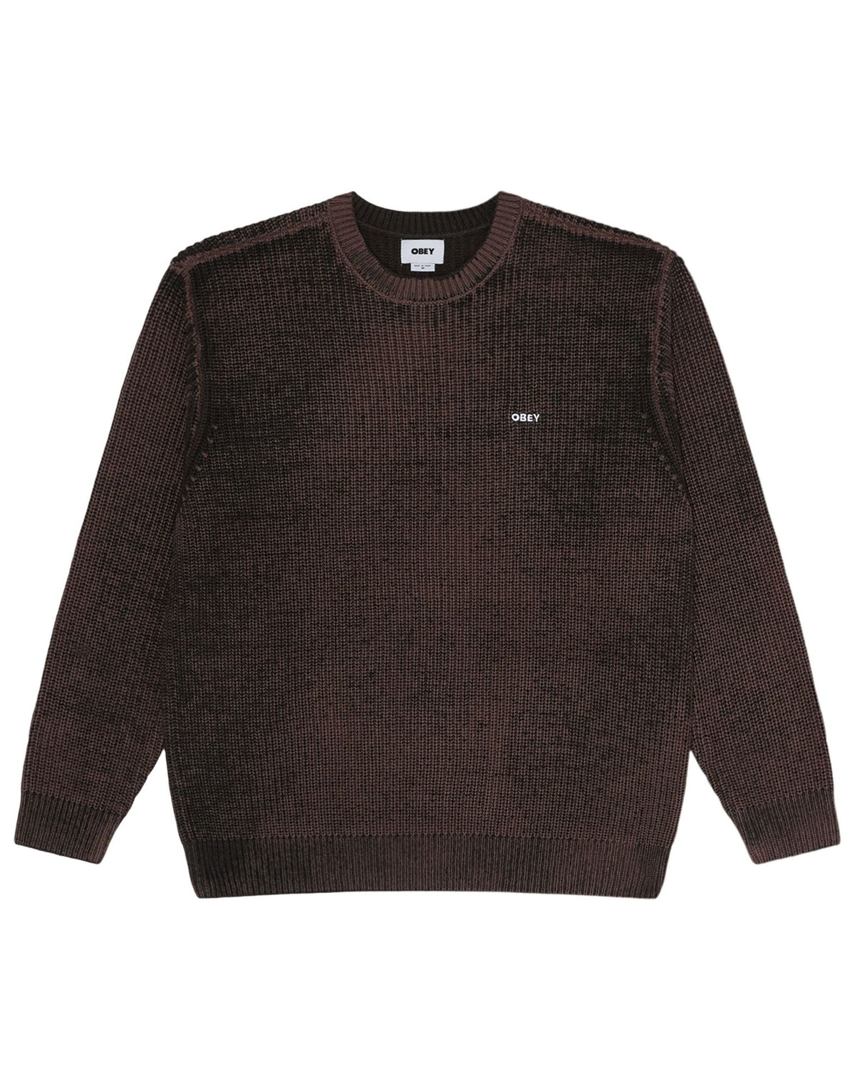 OBEY Maglione Spray Effect Girocollo Morel Multi