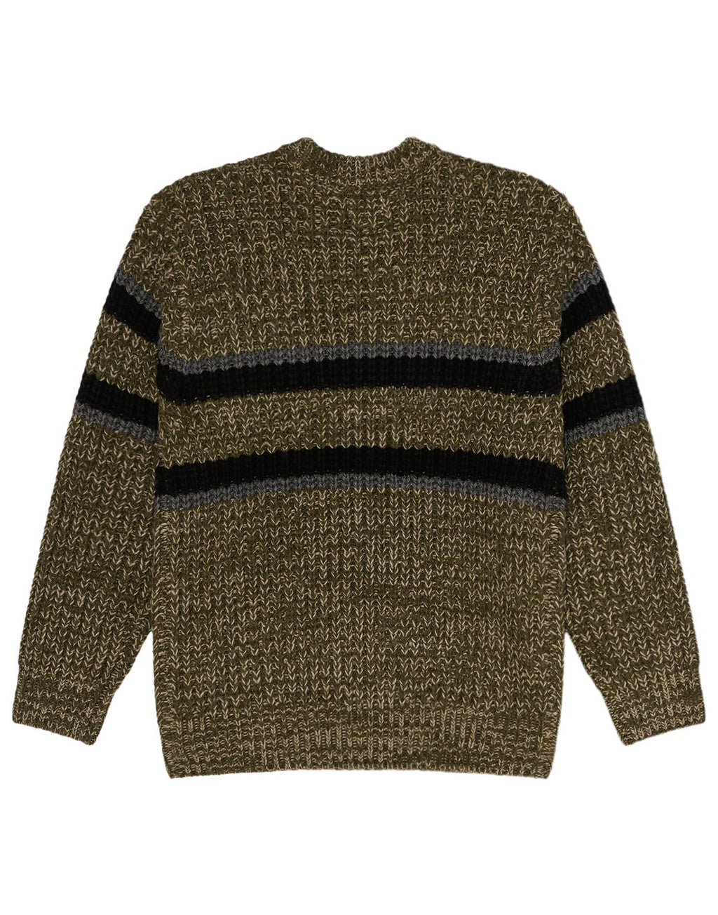 OBEY Maglione Alden a Righe Green Multi