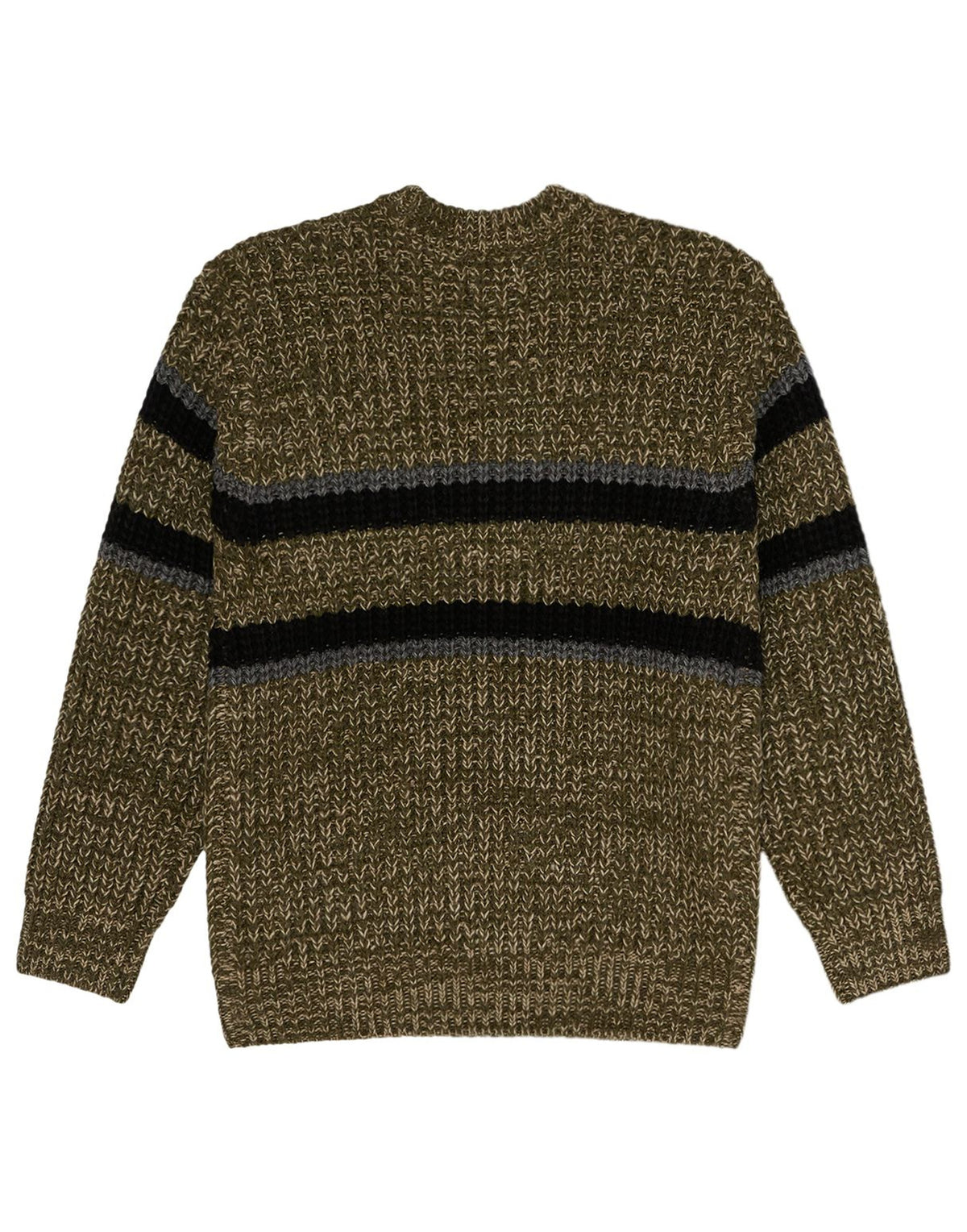 OBEY Maglione Alden a Righe Green Multi