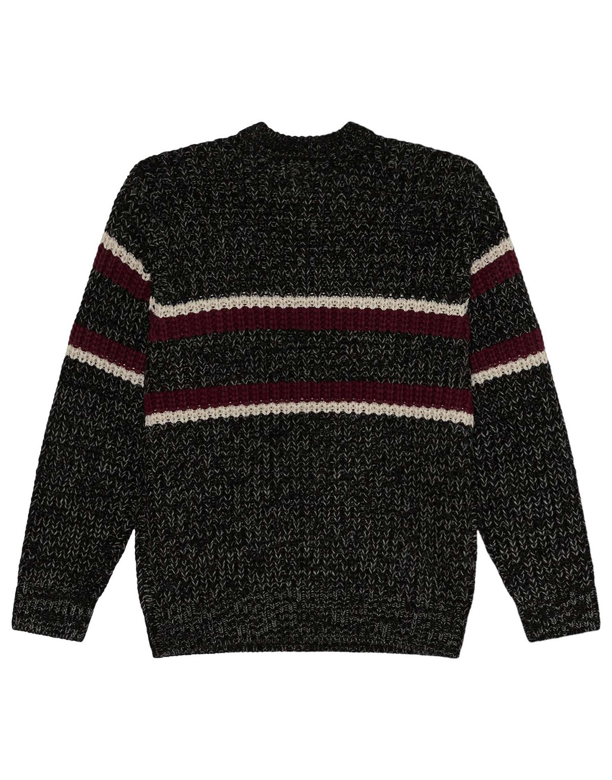 OBEY Maglione Alden a Righe Grey Multi