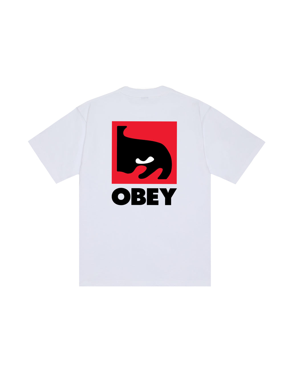 OBEY T-shirt Quarter Eye Icon con Stampa Bianco