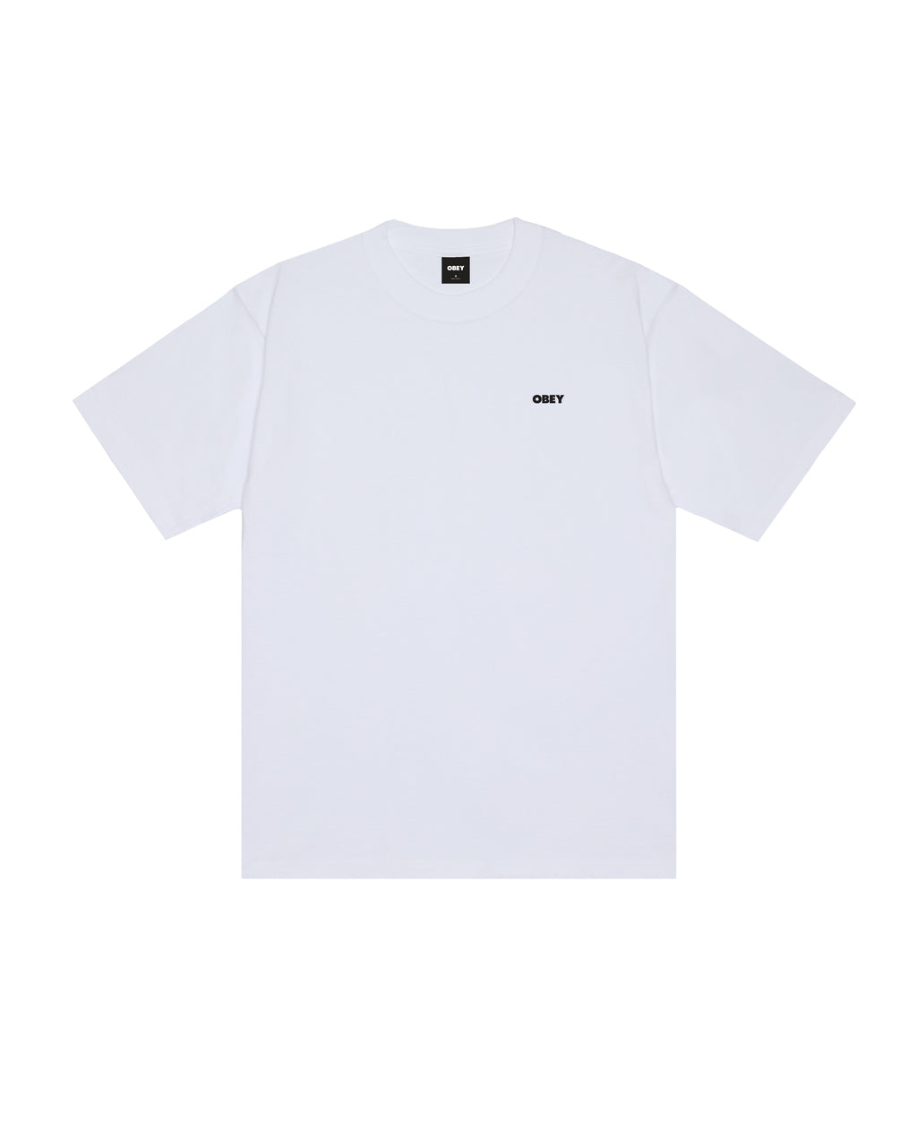 OBEY T-shirt Quarter Eye Icon con Stampa Bianco