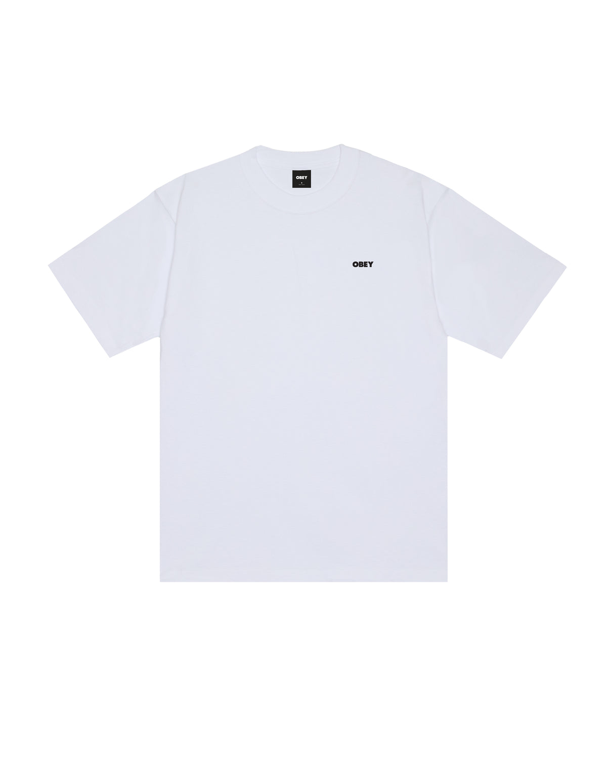 OBEY T-shirt Quarter Eye Icon con Stampa Bianco