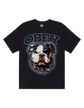 OBEY T-shirt Bulldog Vintage Black