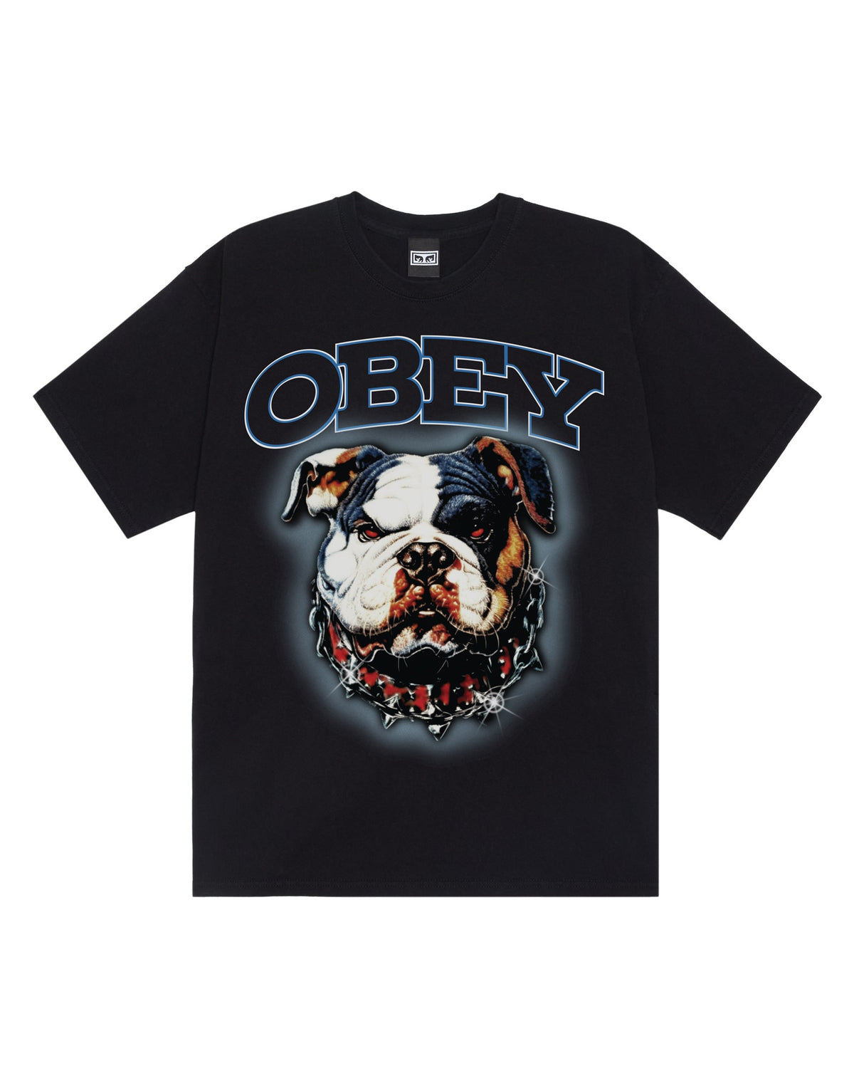 OBEY T-shirt Bulldog Vintage Black