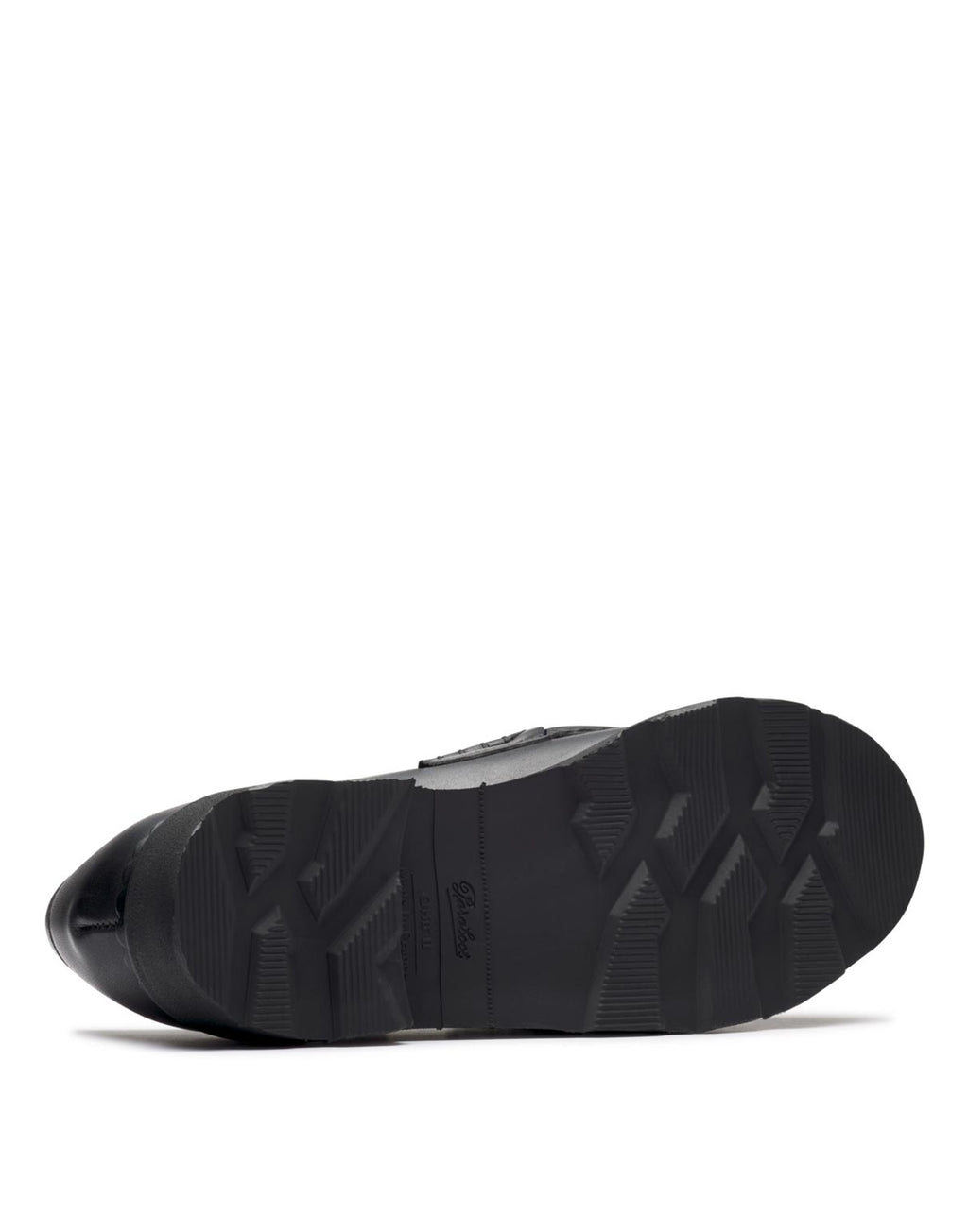 PARABOOT Mocassini Orsay in Pelle Liscia Nera