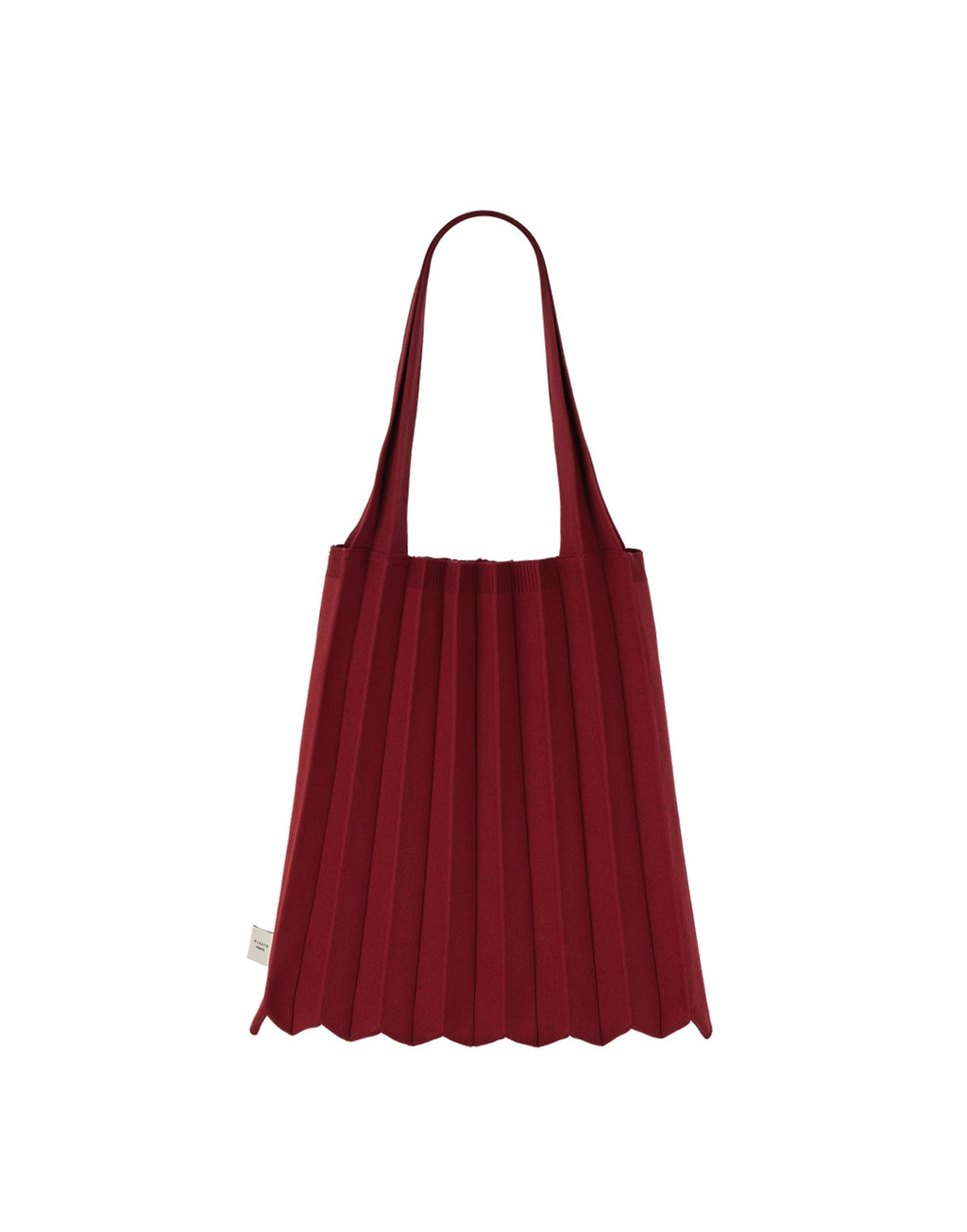 PLEATSMAMA Borsa New Shoulder Bag Plissè Burgundy