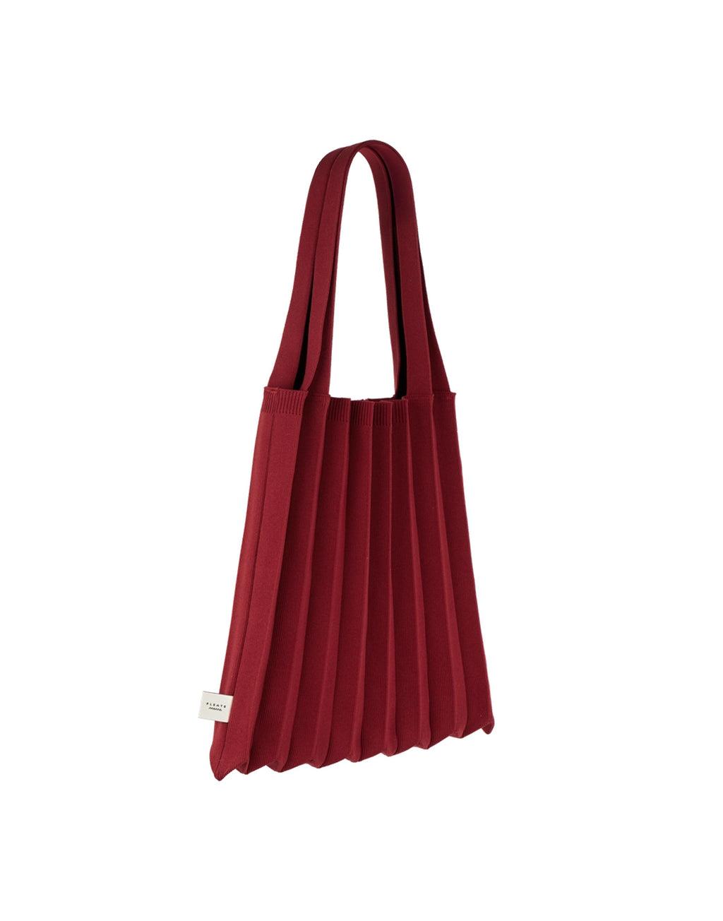 PLEATSMAMA Borsa New Shoulder Bag Plissè Burgundy