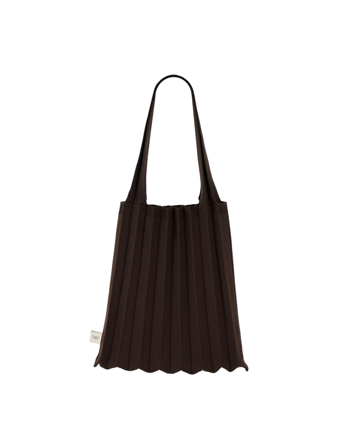 PLEATSMAMA Borsa New Shoulder Bag Plissè Deep Brown