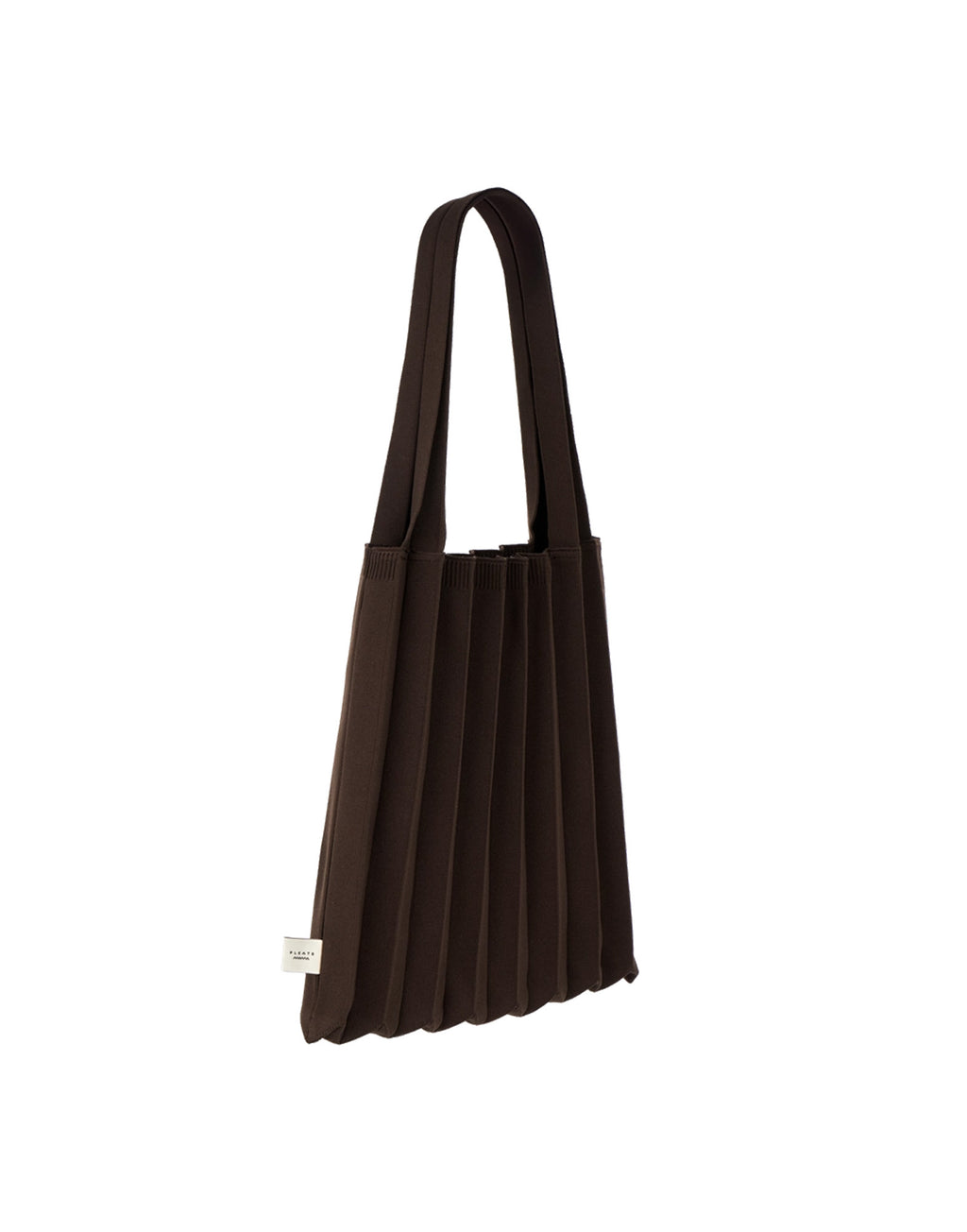 PLEATSMAMA Borsa New Shoulder Bag Plissè Deep Brown