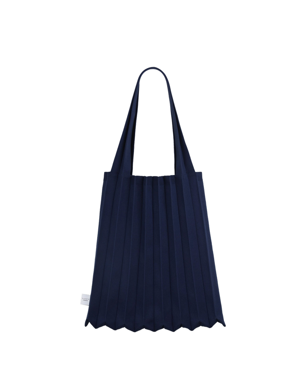 PLEATSMAMA Borsa New Shoulder Bag Plissè Navy