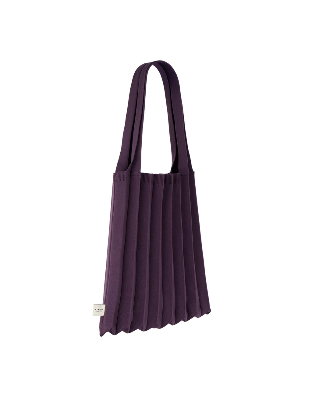 PLEATSMAMA Borsa New Shoulder Bag Plissè Deep Purple