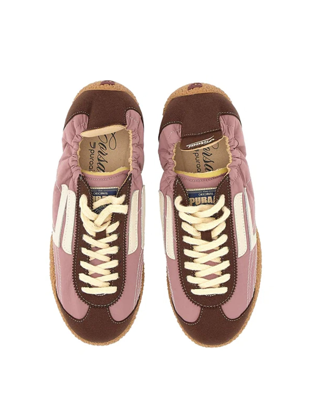 PURAAI Sneakers 9.01 Corsa Suede/Nylon Flamingo