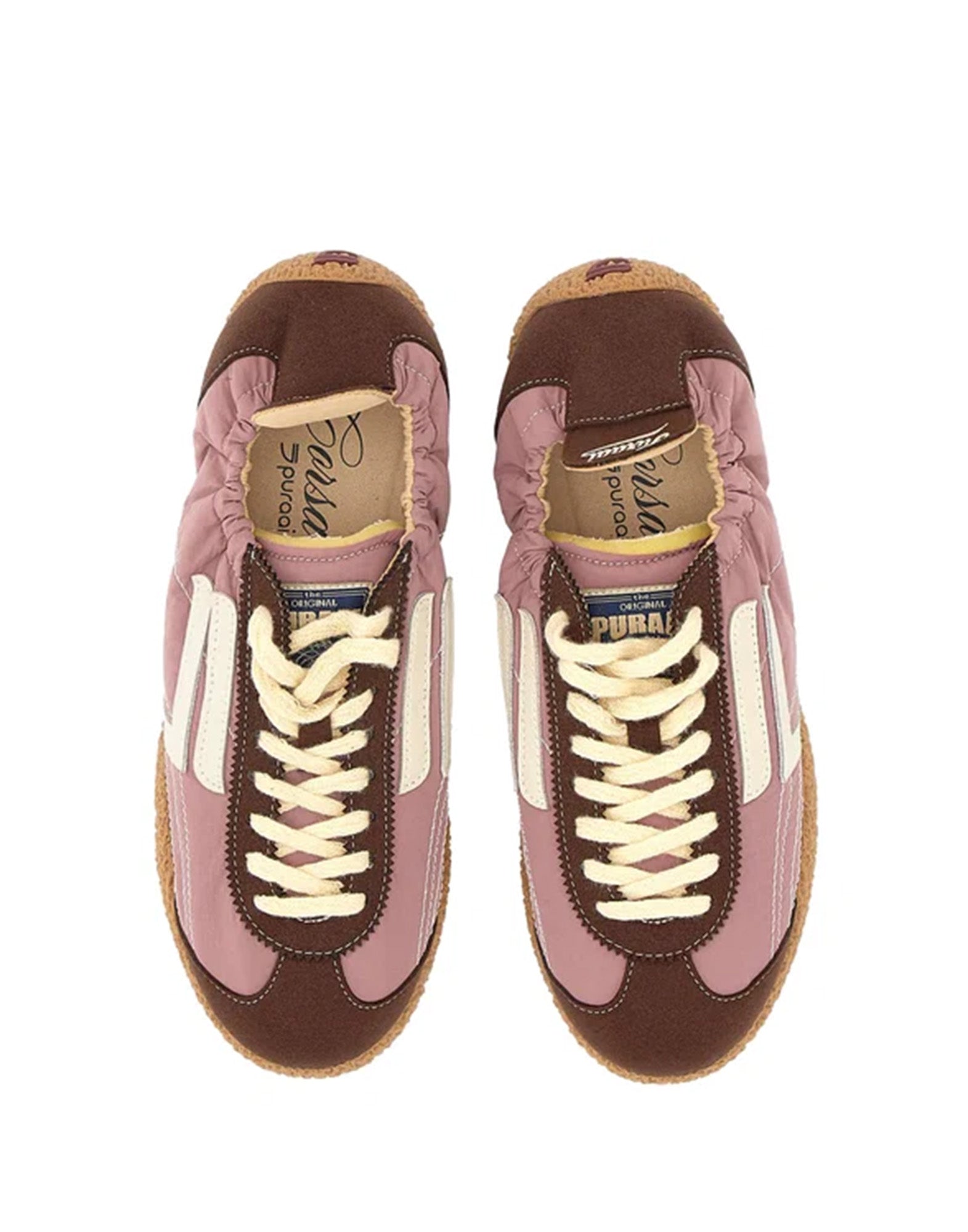 PURAAI Sneakers 9.01 Corsa Suede/Nylon Flamingo
