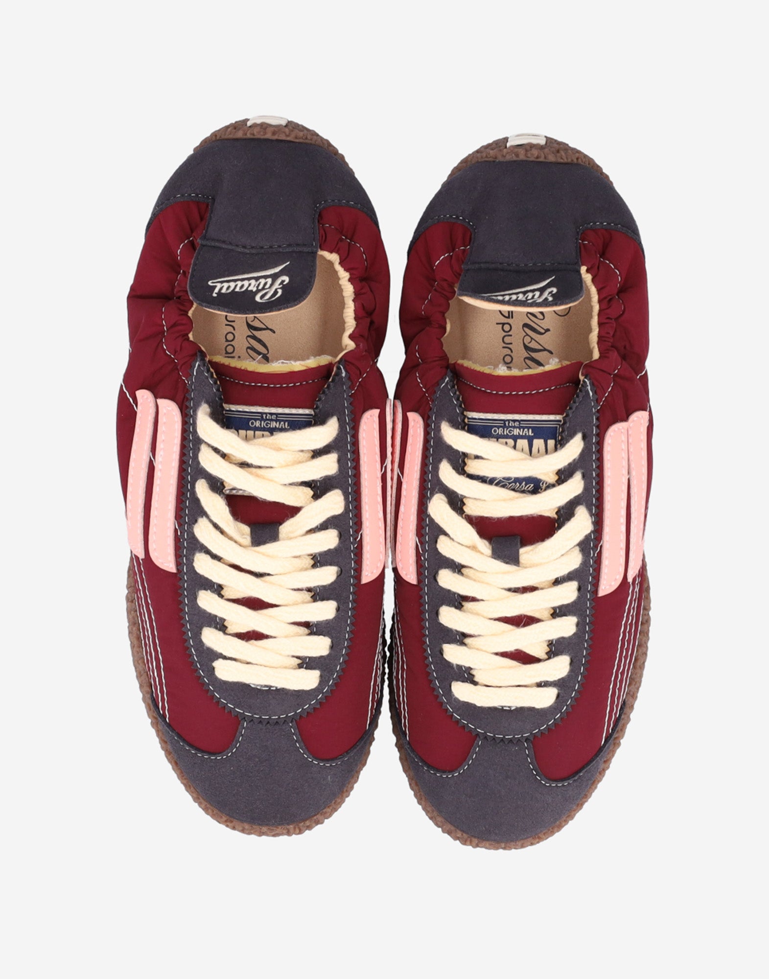 PURAAI Sneakers 9.01 Corsa Suede/Nylon Red Vortex