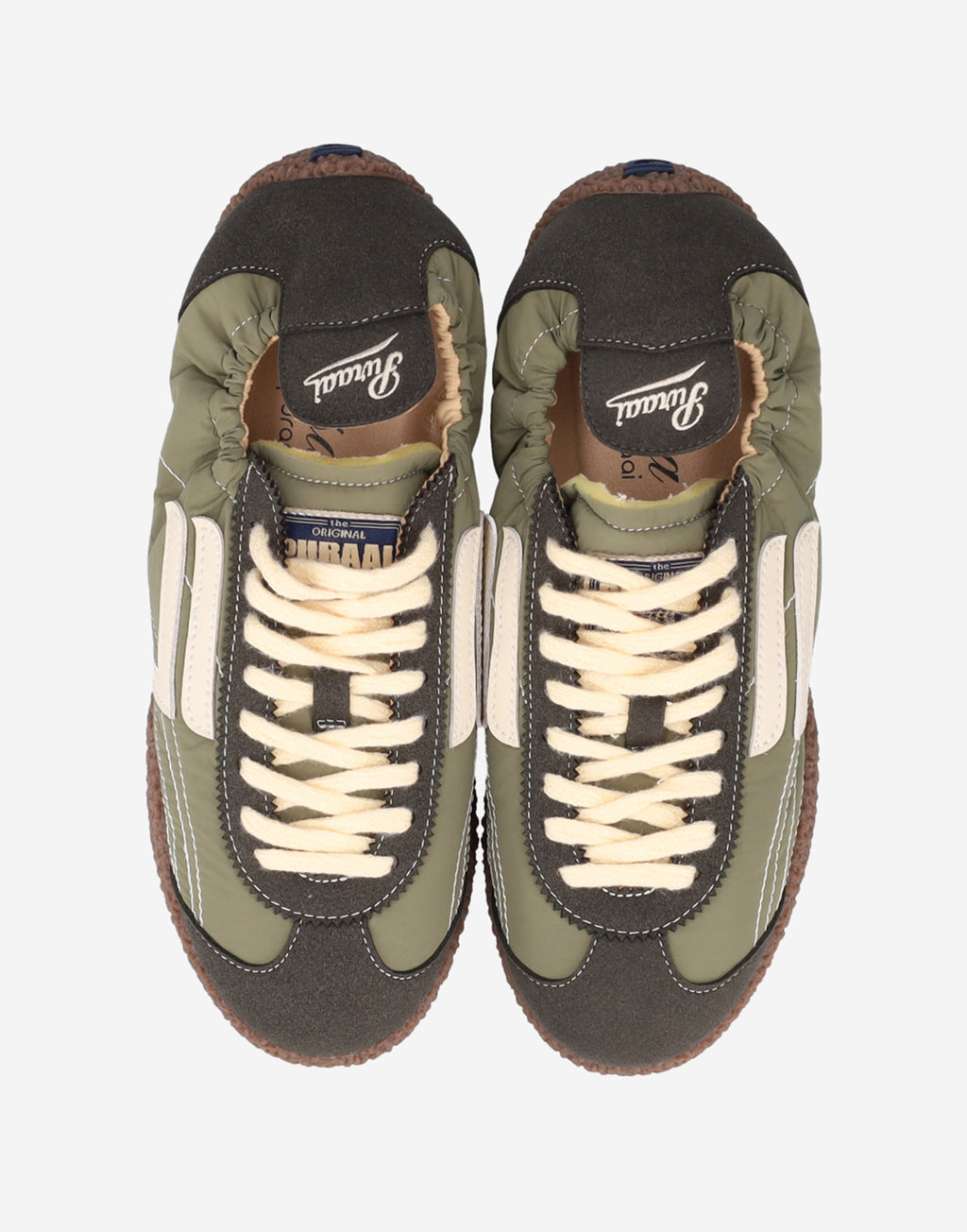 PURAAI Sneakers 9.01 Corsa Suede/Nylon Forest