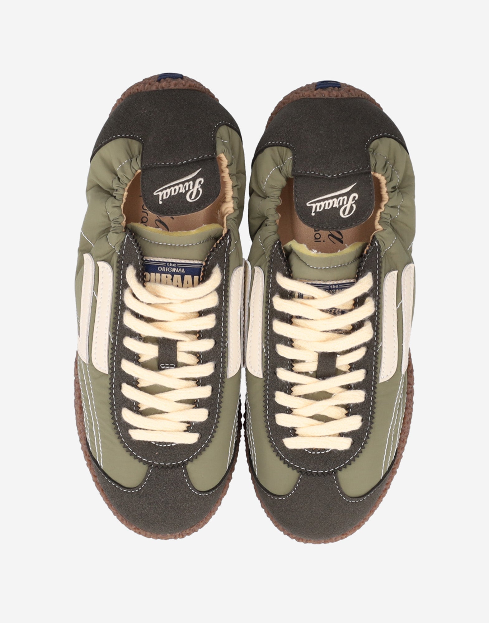 PURAAI Sneakers 9.01 Corsa Suede/Nylon Forest