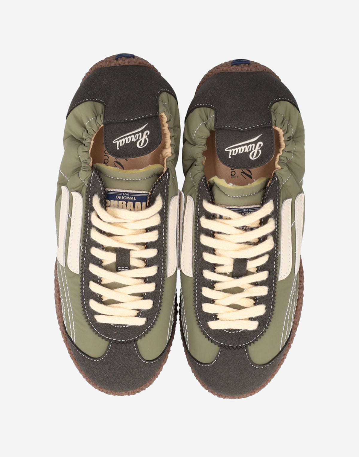 PURAAI Sneakers 9.01 Corsa Suede/Nylon Forest