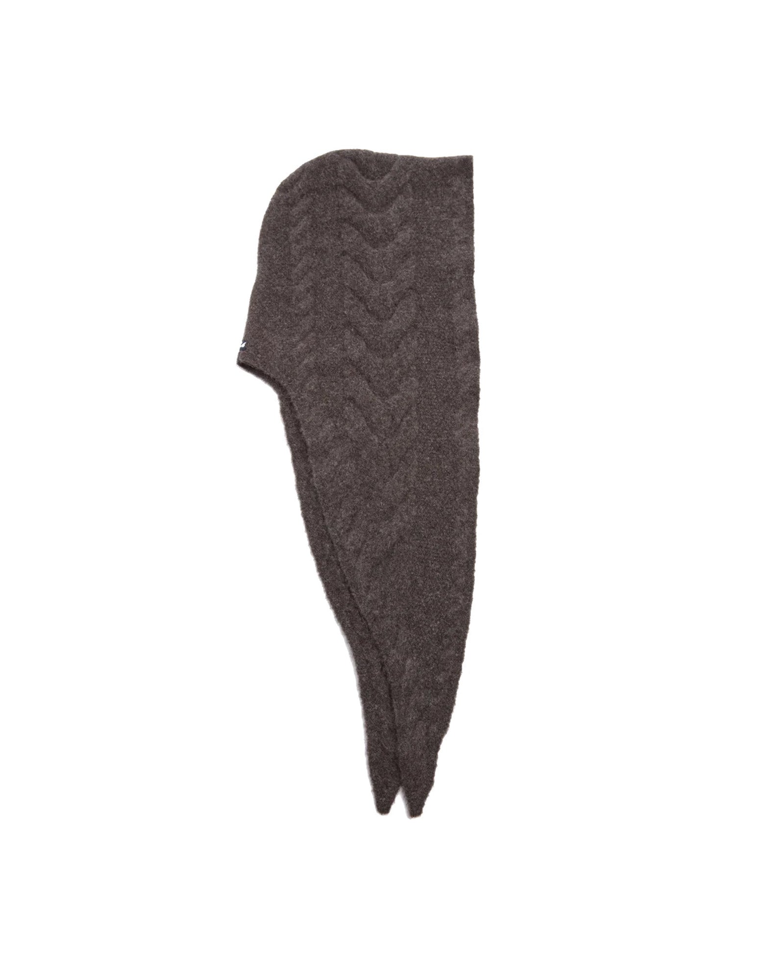 SEA NY Cappello Sciarpa Allen in Maglia a Trecce Charcoal