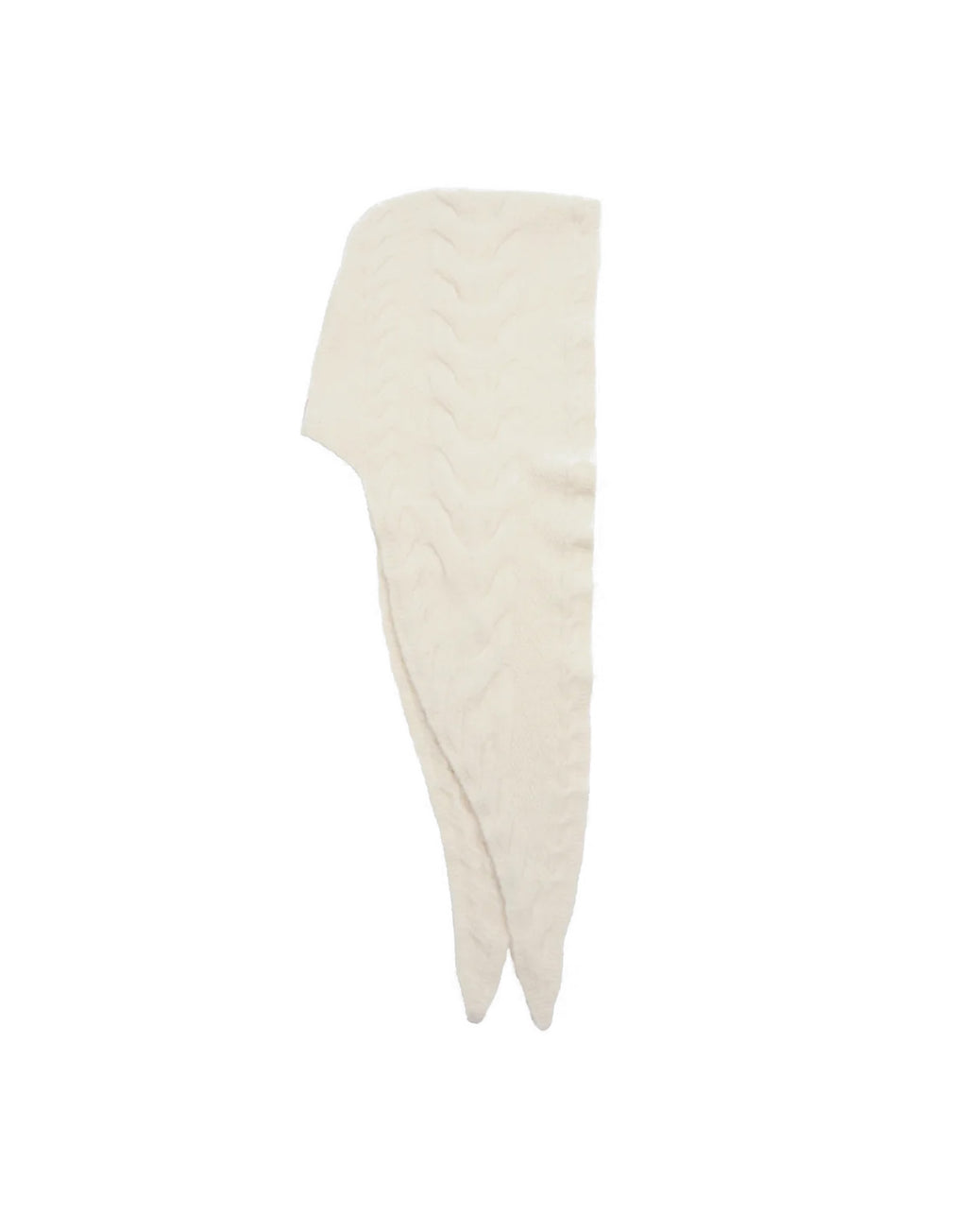 SEA NY Cappello Sciarpa Allen in Maglia a Trecce Cream