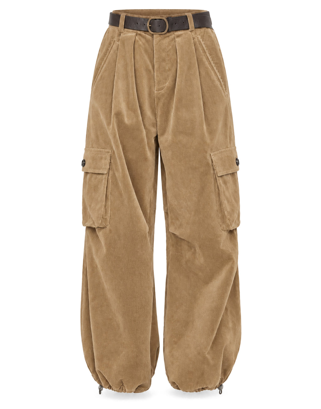 SEA NY Pantaloni in Velluto a Coste Khaki