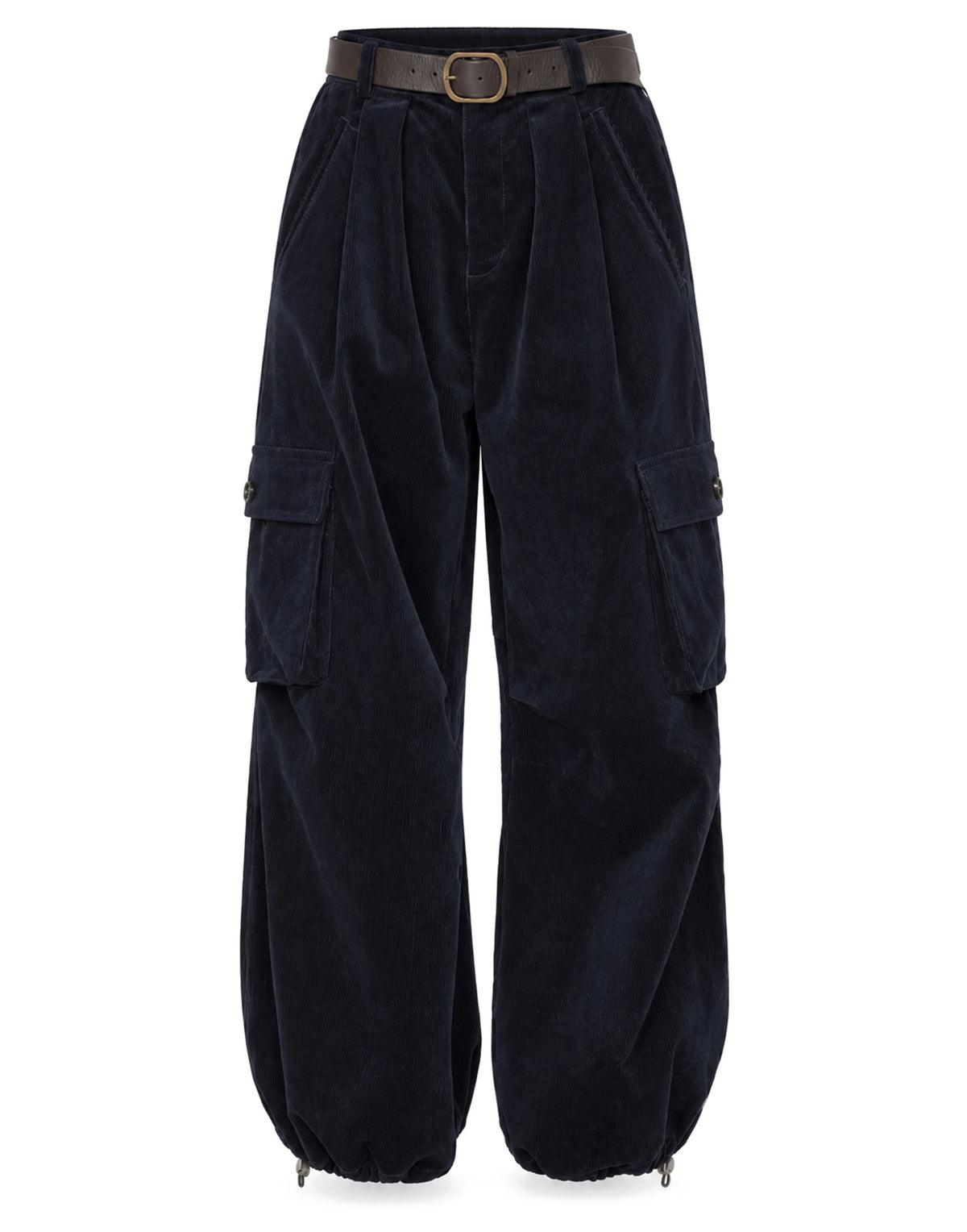 SEA NY Pantaloni in Velluto a Coste Navy
